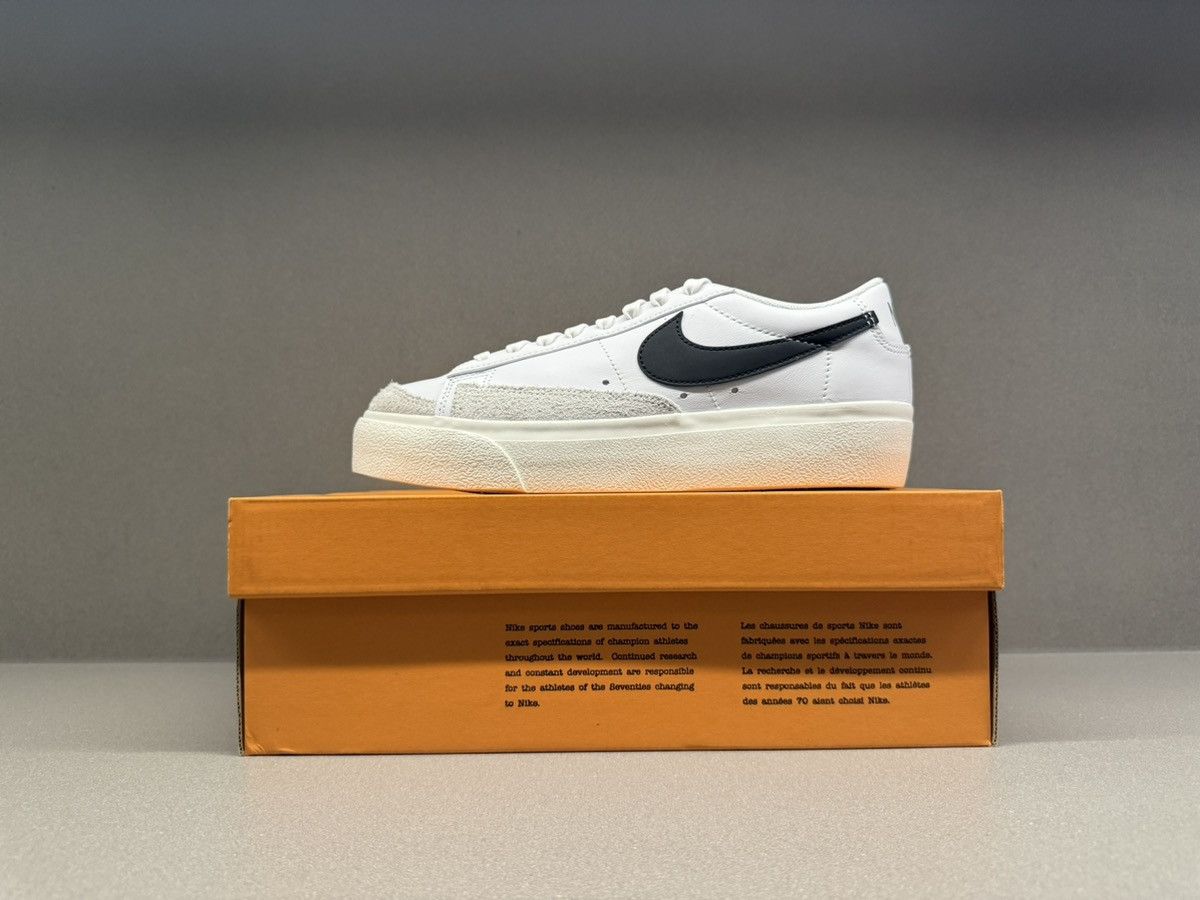 Nike Blazer Low Platform White Black Women’s