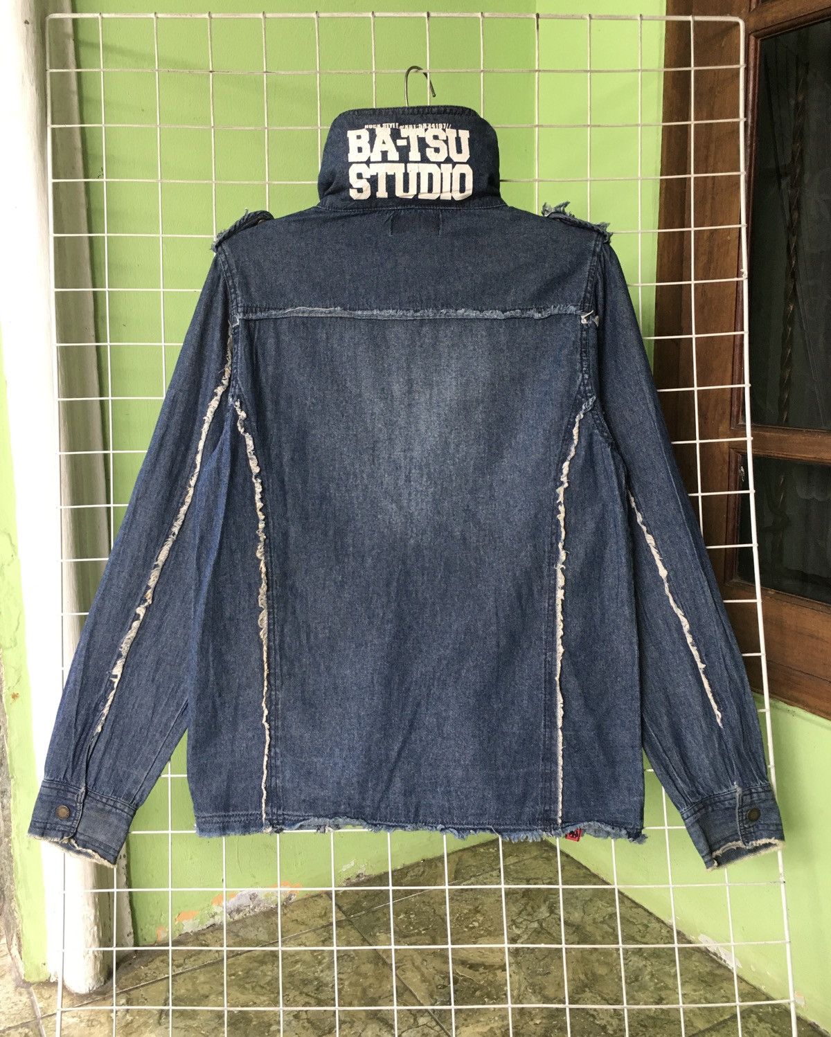 Japanese Brand 2000s Ba-tsu Studio Distressed Bono Size US M / EU 48-50 / 2 - 6 Thumbnail