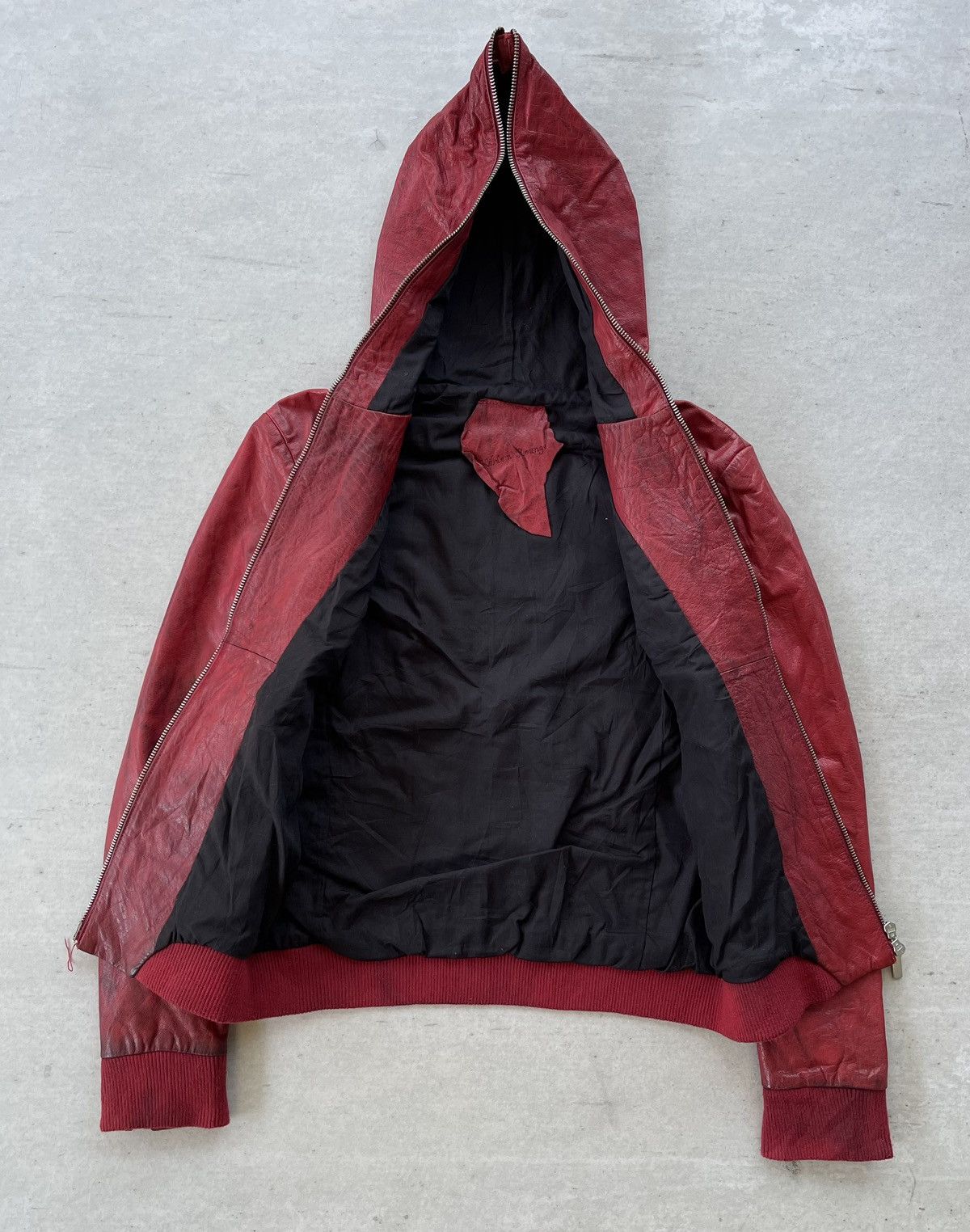 14th Addiction 🔥VINTAGE HARLEM ROUNGE FULL-ZIP BUFFALO LEATHER JACKET Size US M / EU 48-50 / 2 - 9 Thumbnail