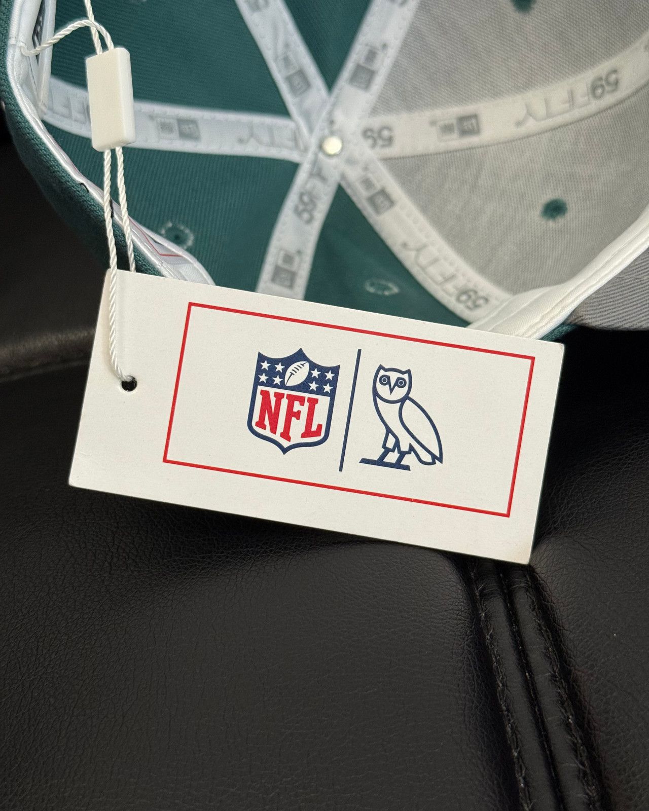 New Era 7 1/4 - OVO x New Era x NFL Philadelphia Eagles Fitted Hat Size ONE SIZE - 12 Thumbnail