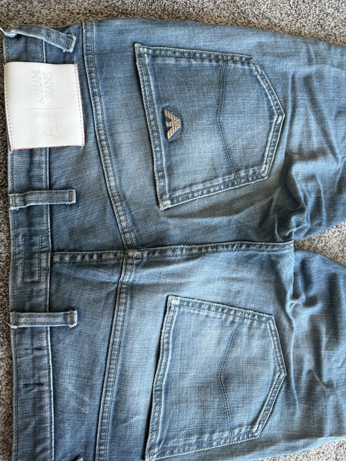 Armani Armani Jeans, skinny + naturally distressed Size US 31 - 3 Thumbnail
