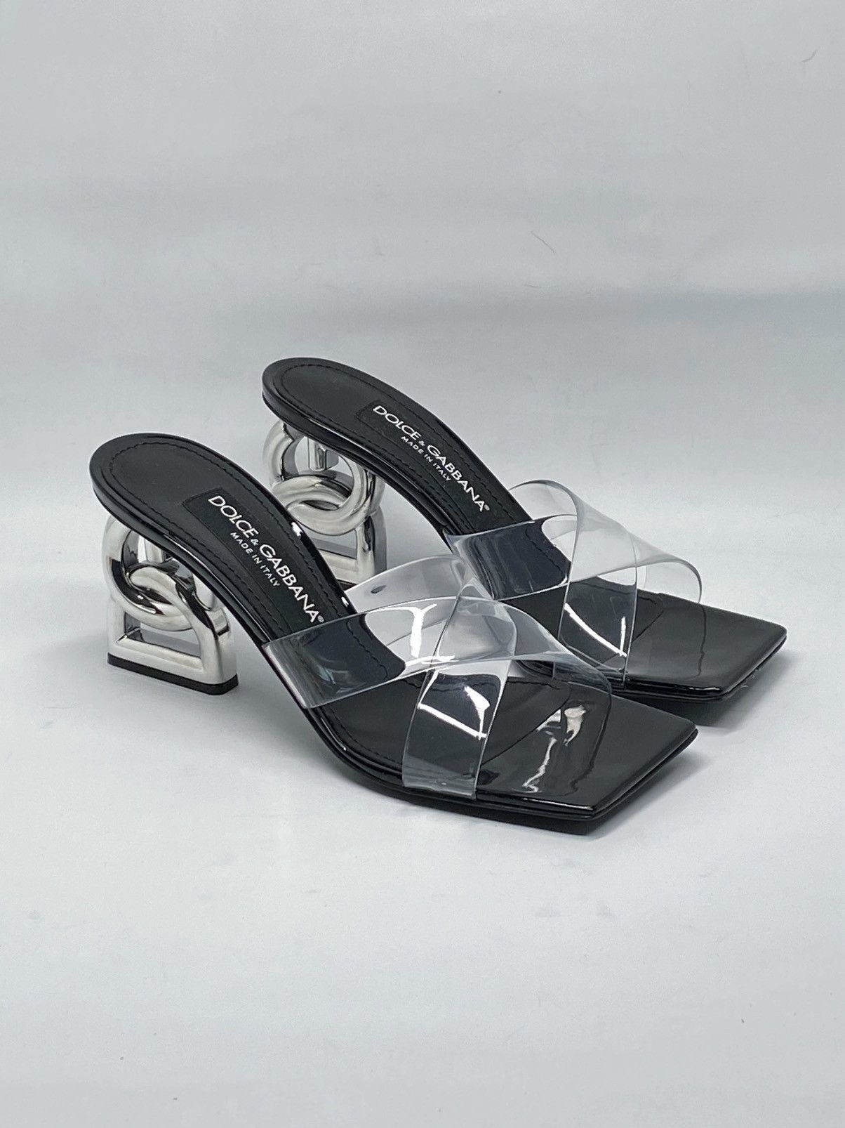 Dolce & Gabbana Dolce&Gabbana DG Heel PVC Mules side 36.5 Size US 6.5 / IT 36.5 - 1 Thumbnail