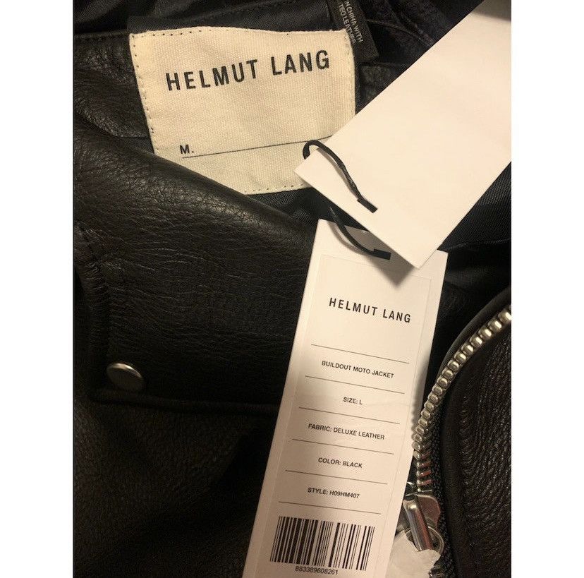 Helmut Lang HELMUT LANG BUILD OUT MOTORCYCLE LEATHER JACKET Size US L / EU 52-54 / 3 - 21 Thumbnail