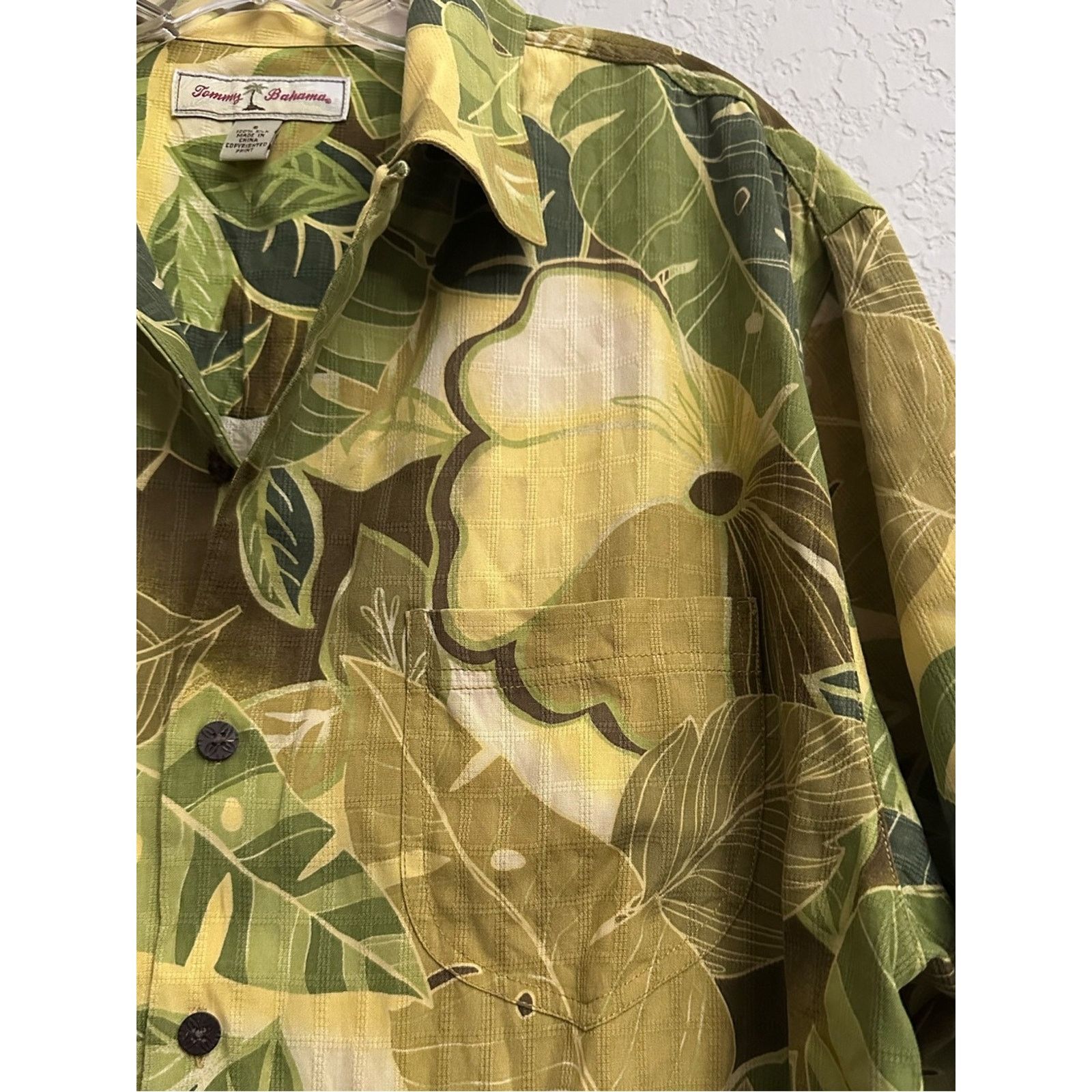 Tommy Bahama TOMMY BAHAMA HAWAIIAN Shirt 100% Silk Button S/S Shirt Small Size US S / EU 44-46 / 1 - 7 Thumbnail