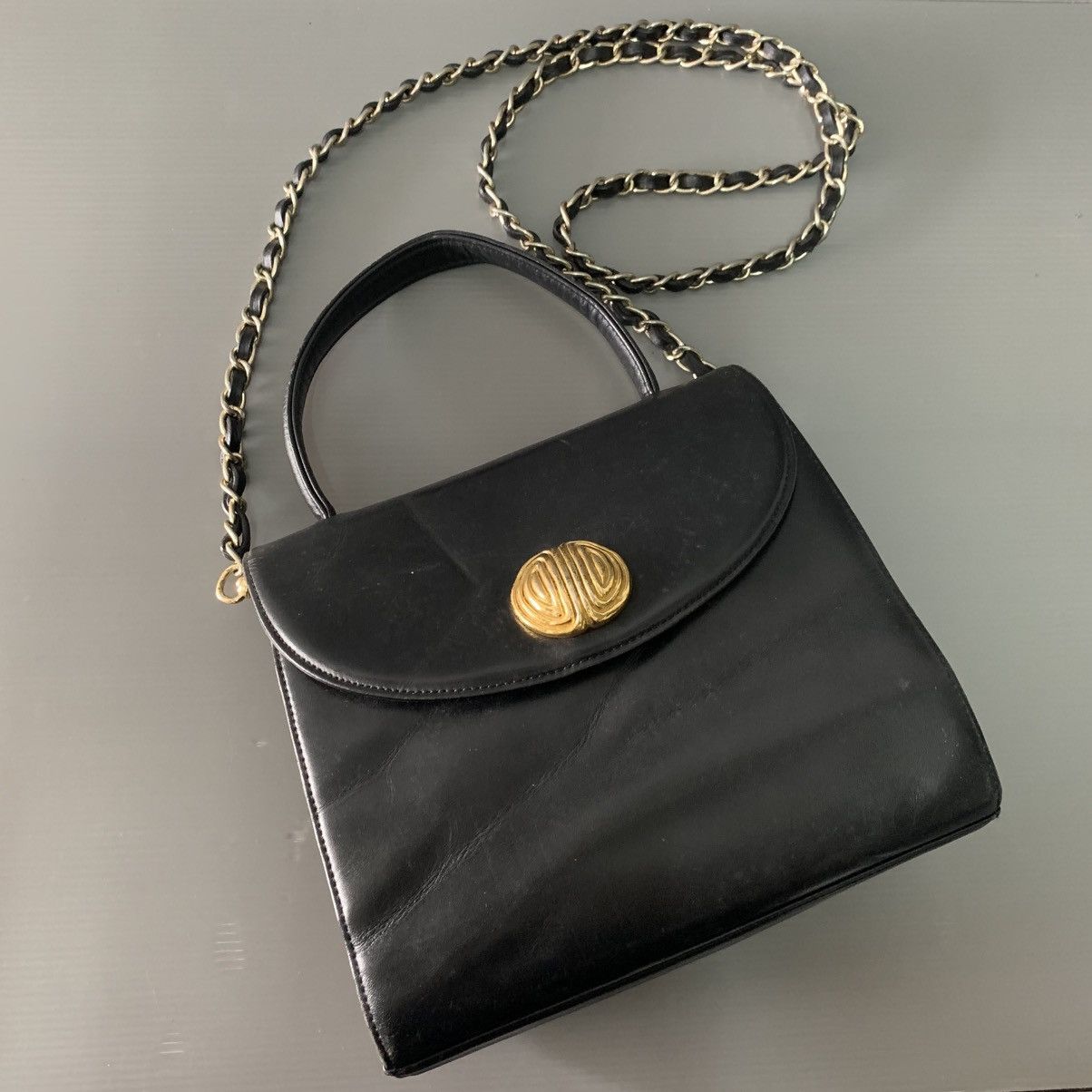 Givenchy Givenchy Black Leather Kelly Top Bag Size ONE SIZE - 7 Thumbnail