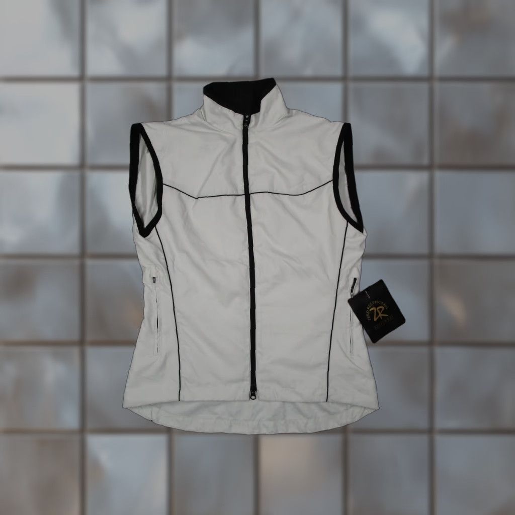 Vintage Zero Restriction Vest Women Small Gray M2 Lightweight Full Zip Golf Performance Size S / US 4 / IT 40 - 1 Thumbnail