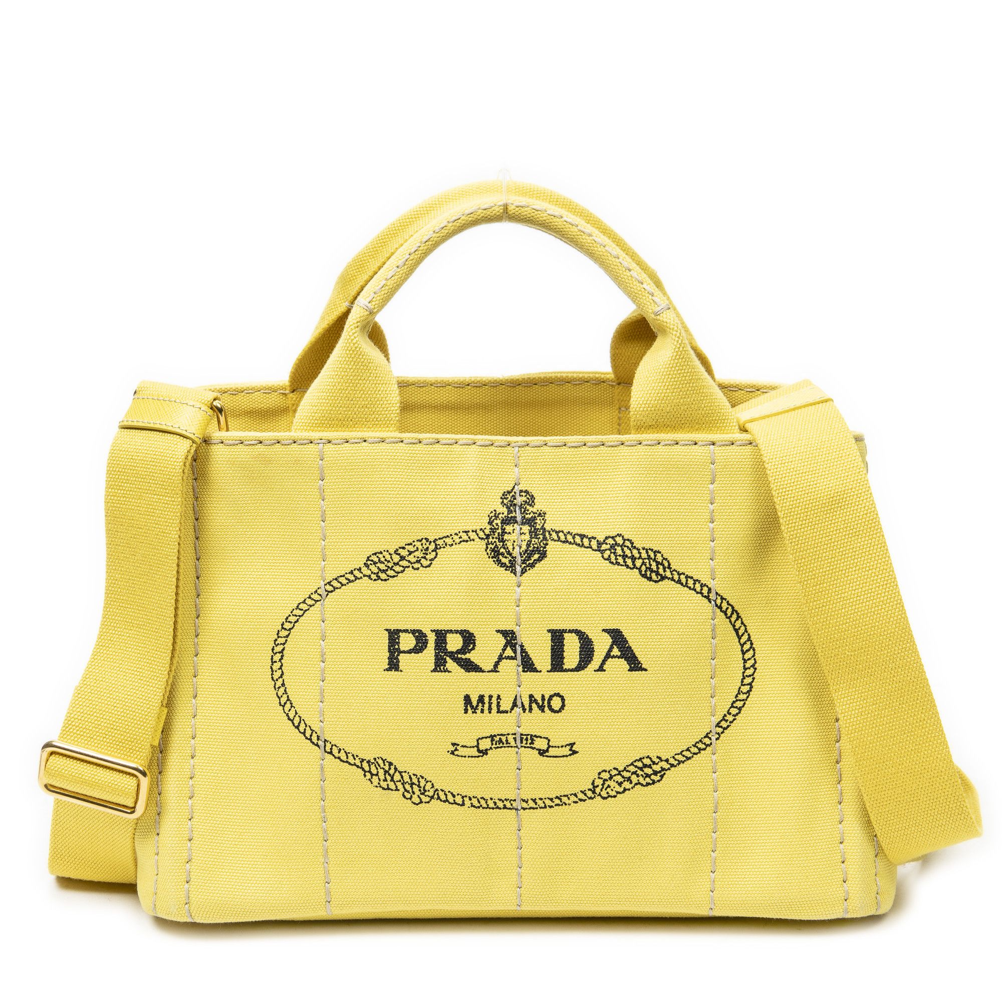 Prada Small Canapa Tote Size ONE SIZE - 1 Thumbnail