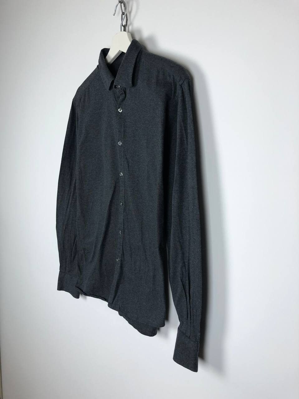 Karl Lagerfeld LAGERFELD BASIC SHIRT GRAY SIZE M Size US M / EU 48-50 / 2 - 5 Thumbnail