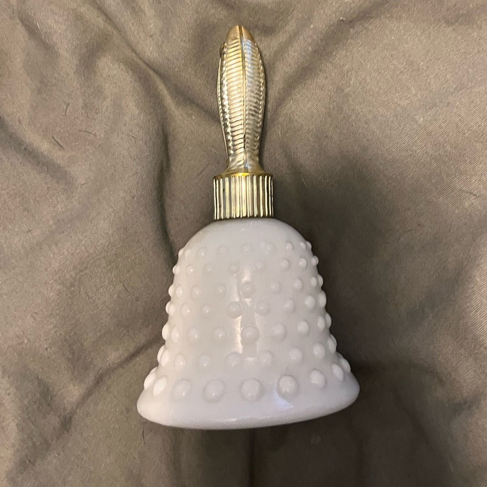 Vintage Vintage Avon perfume Sweet Honesty Hobnail Milk Glass Bell Size ONE SIZE - 3 Thumbnail