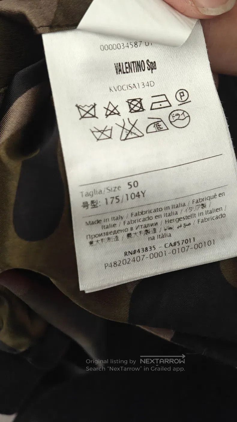 Valentino Valentino Butterfly embroidered camouflage baseball jacket Size L / US 10 / IT 46 - 4 Thumbnail