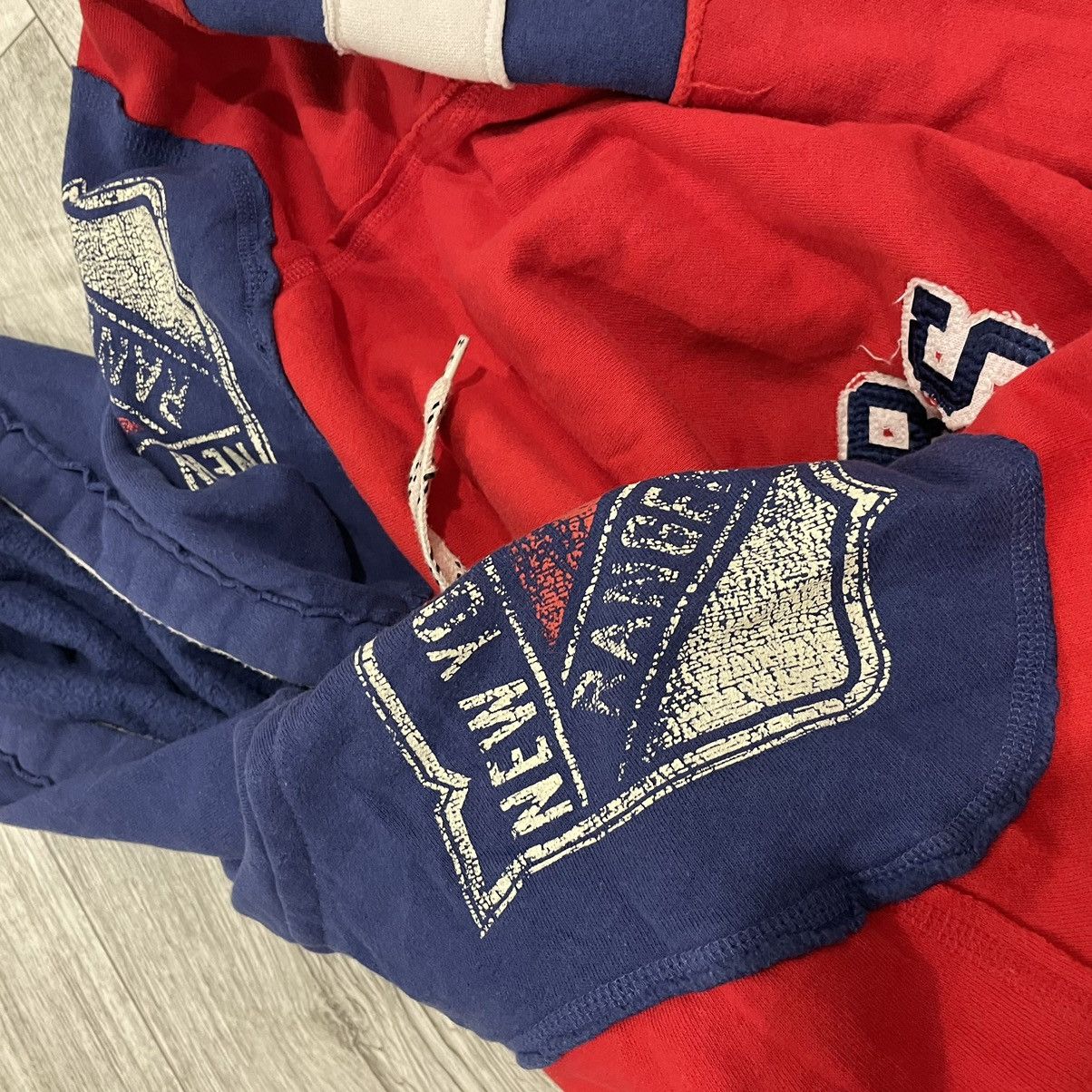 NHL × Vintage VTG New York Rangers Mesh Ice Hockey jersey kit ccm rugby Size US M / EU 48-50 / 2 - 5 Thumbnail