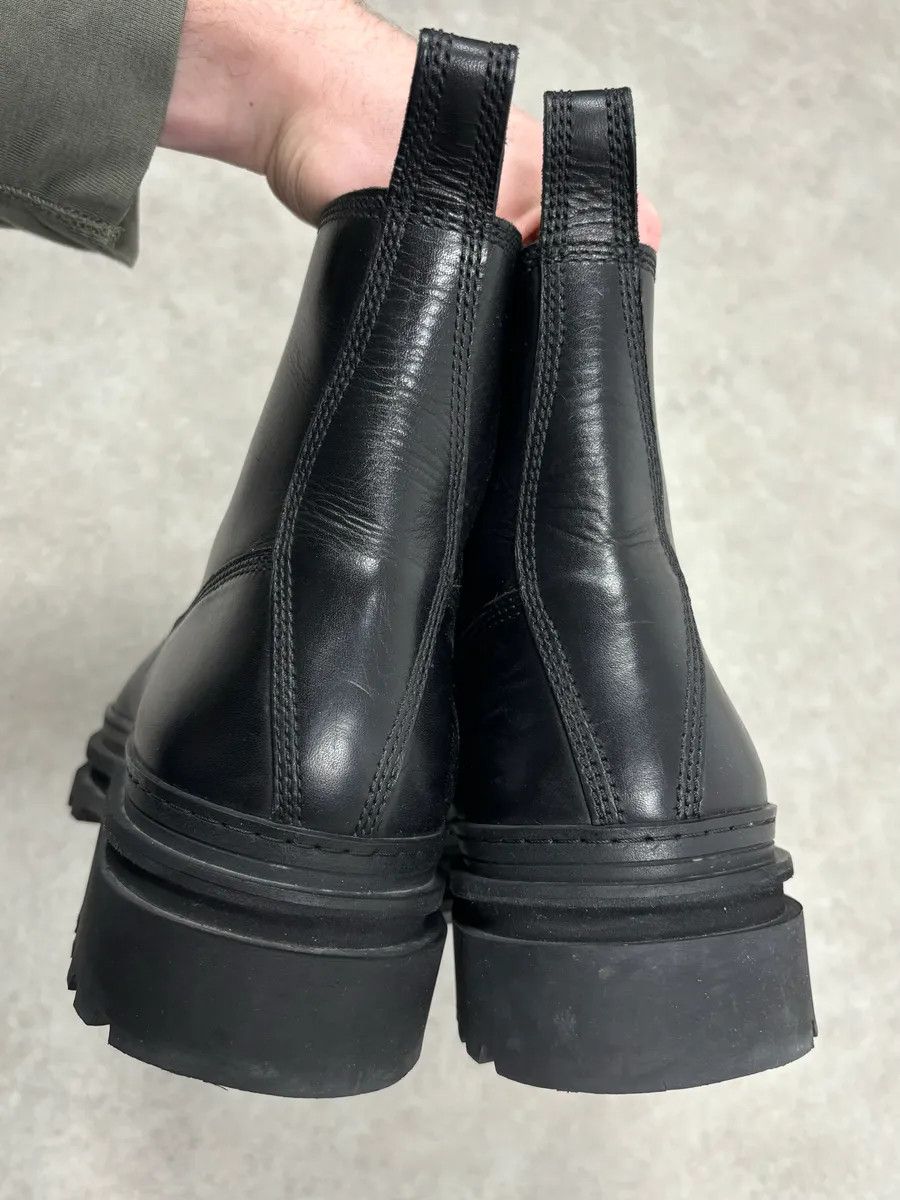A.P.C. A.P.C. Black Leather Lace-Up Boots Chunky Sole Size 42 Size US 9 / EU 42 - 6 Thumbnail