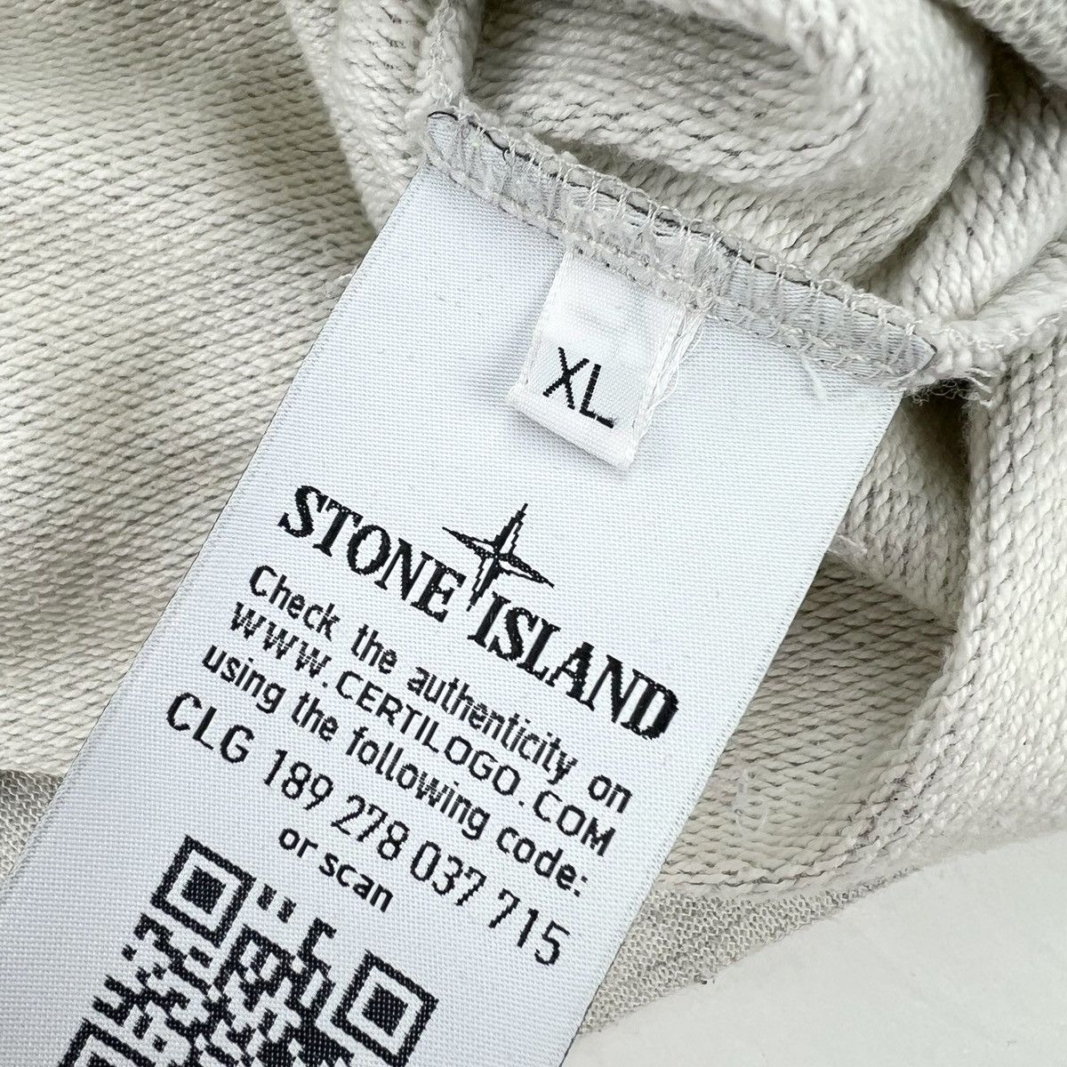 Stone Island Stone Island Light Grey Sweatshirt Size US XL / EU 56 / 4 - 3 Thumbnail
