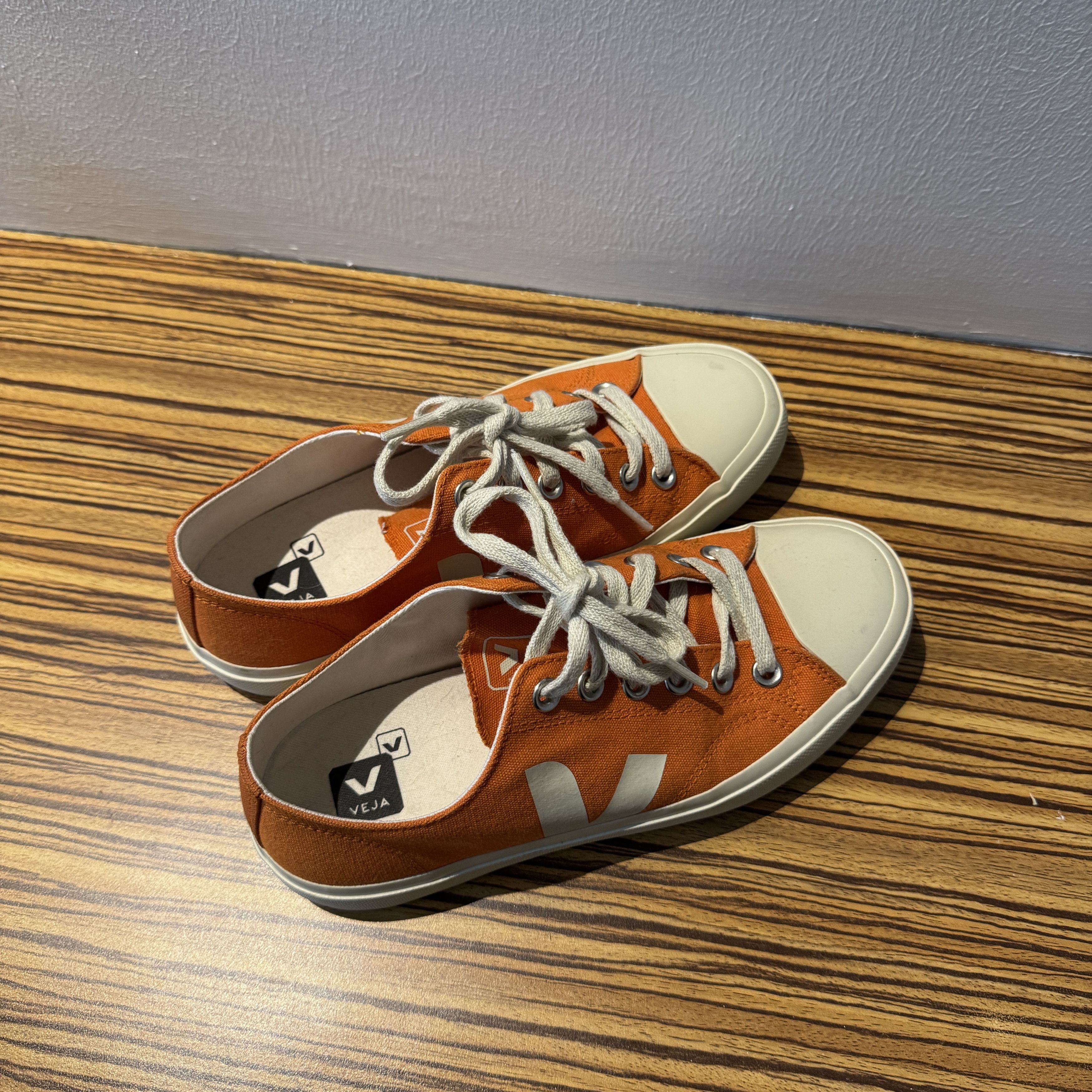 Veja Veja Wata II Low Canvans Pumpkin Pierre Size US 8 / IT 38 - 4 Thumbnail