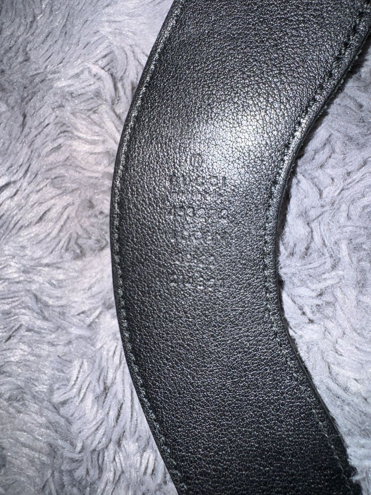 Gucci Gucci Curved Snakeskin Belt Size 32 - 3 Thumbnail
