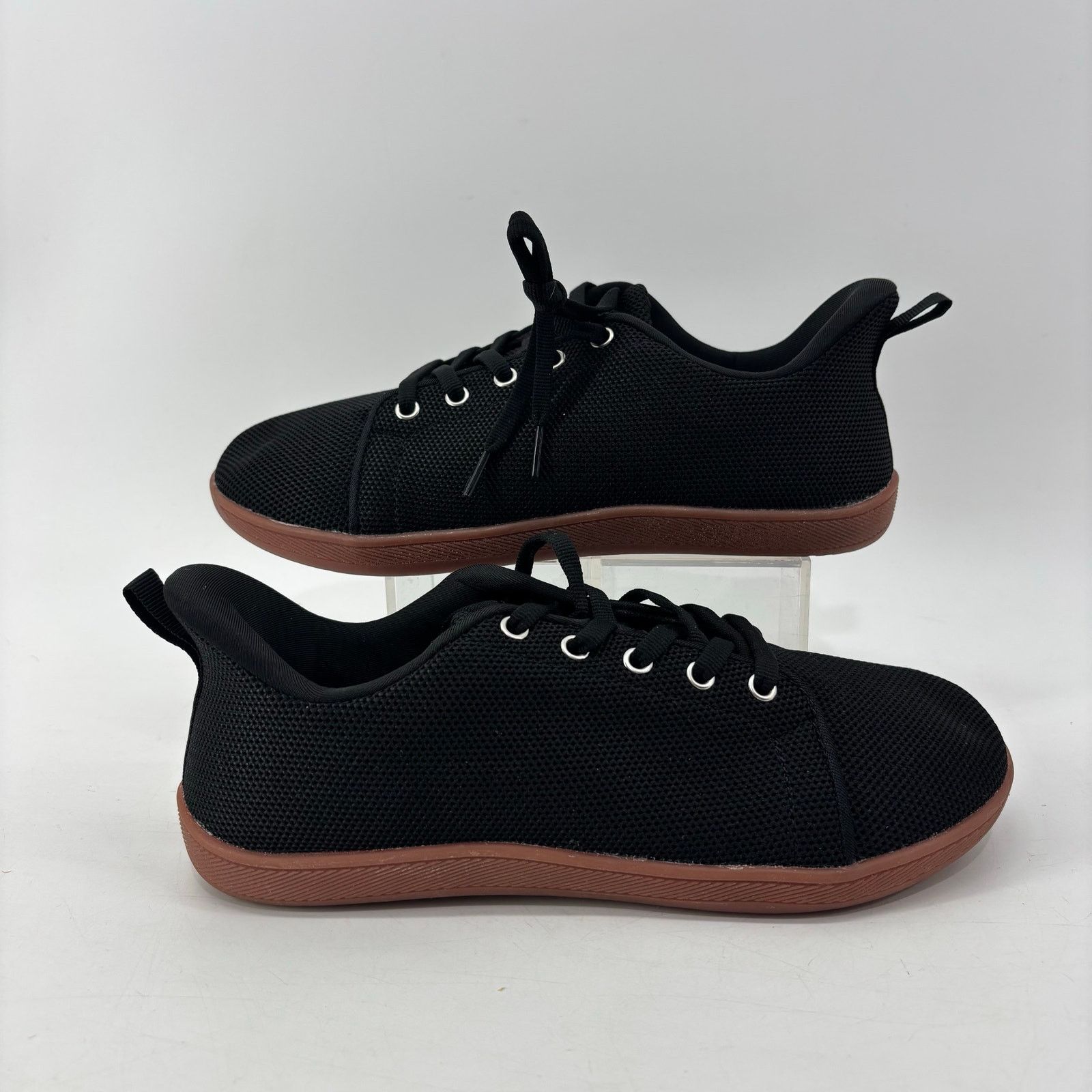 Other Buhcfbo Men’s Size 7 Black Comfort Lace Up Sneakers Comfort Size US 7 / EU 40 - 4 Thumbnail