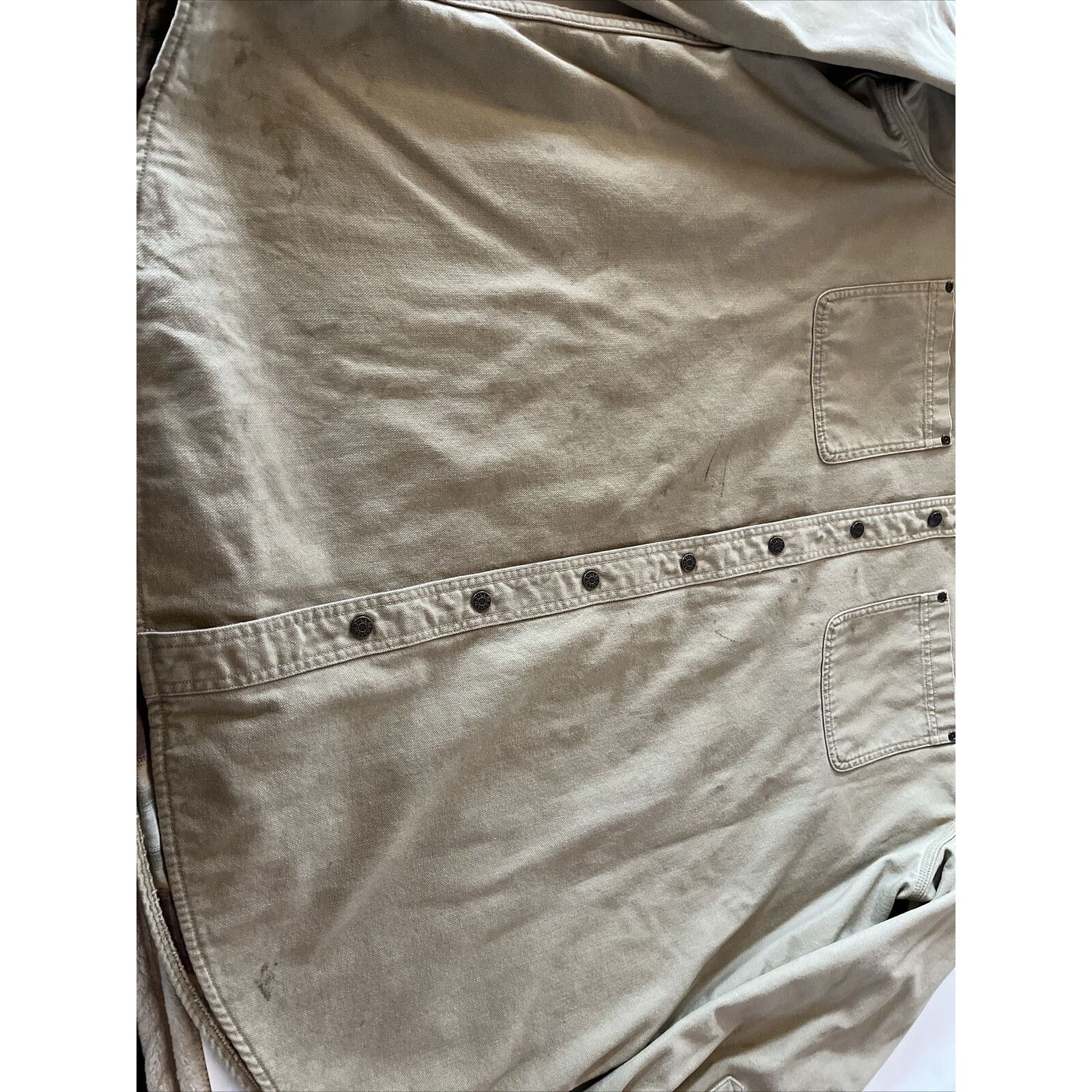 L.L. Bean LL Bean Vintage Men’s XXLT Brown Canvas Snap Shacket Jacket Size US XXL / EU 58 / 5 - 6 Thumbnail