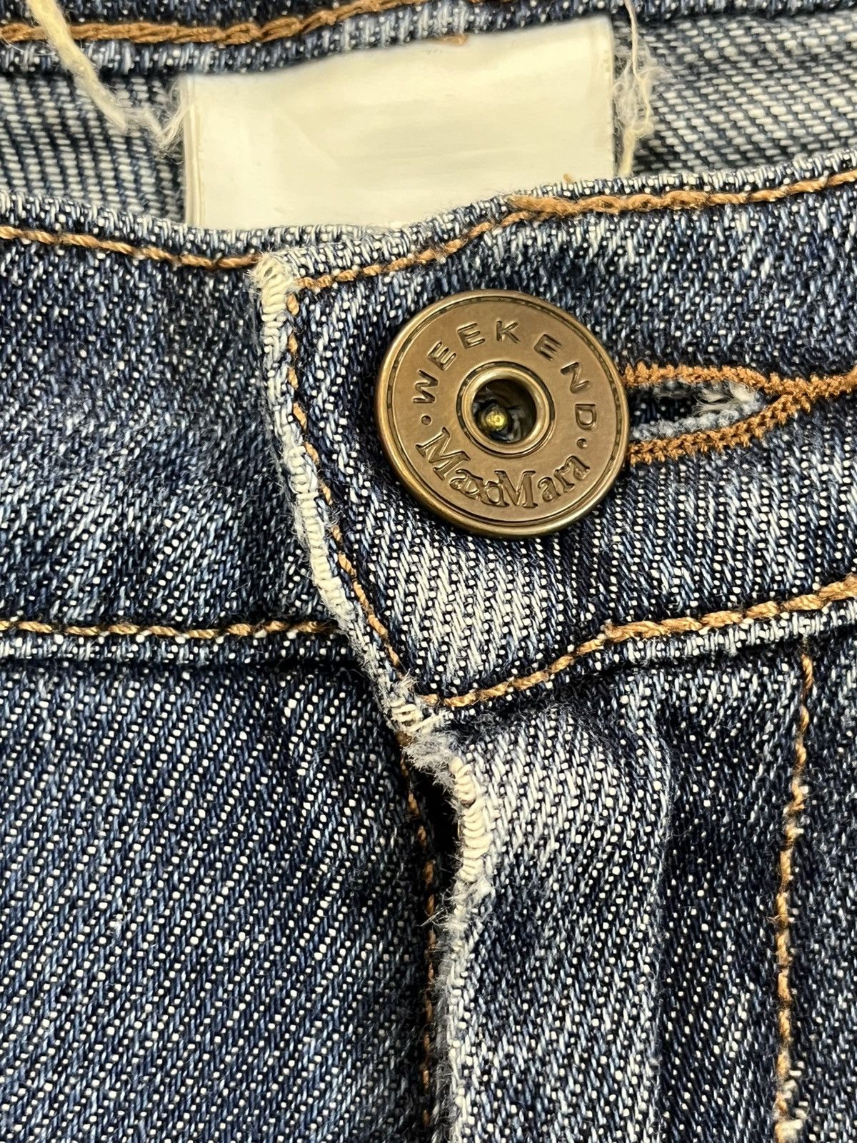 The Weeknd Vintage Weekend Maxmara Baggy Denim Size US 33 - 7 Thumbnail