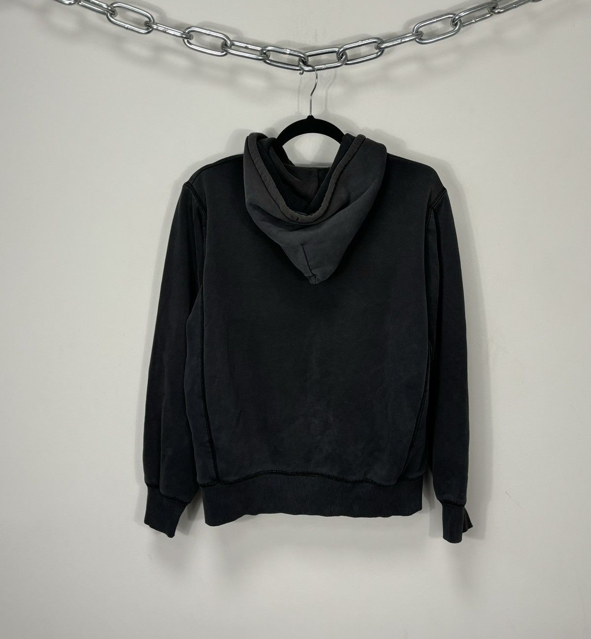 Nike Vintage Nike Sun Faded Y2K Hype Black Hoodie Size US S / EU 44-46 / 1 - 2 Thumbnail