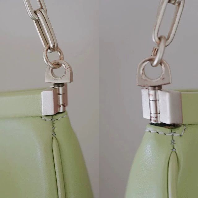 Other BKC Women of the Word 1995 Green Leather Chain Shoulder Bag Size ONE SIZE - 7 Thumbnail