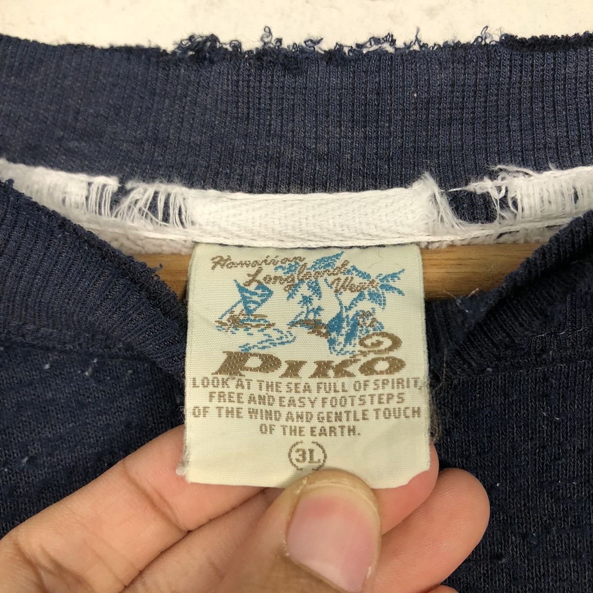 Japanese Brand 90s Piko Hawaiian Surf Crewneck — Coastal Graphic, Oversized Size US L / EU 52-54 / 3 - 14 Thumbnail