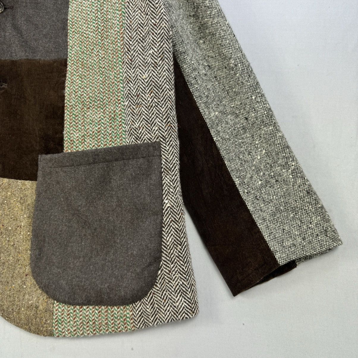 Karl Helmut Karl Helmut Patchwork Blazer Jacket Size US L / EU 52-54 / 3 - 3 Thumbnail