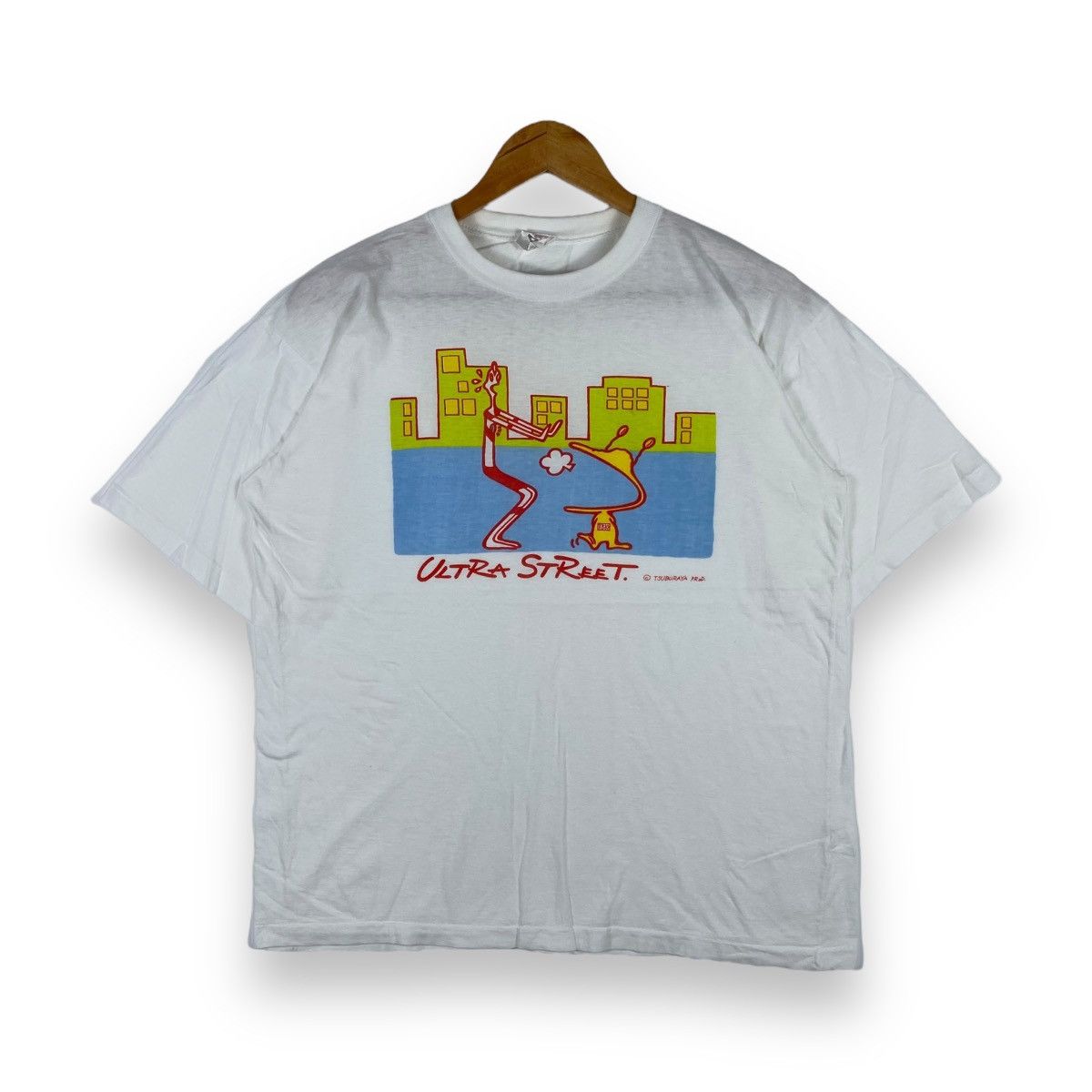 Japanese Brand × Vintage Vintage 90's ULTRA STREET Tsuburaya Production Banpresto Tee Size US L / EU 52-54 / 3 - 1 Thumbnail