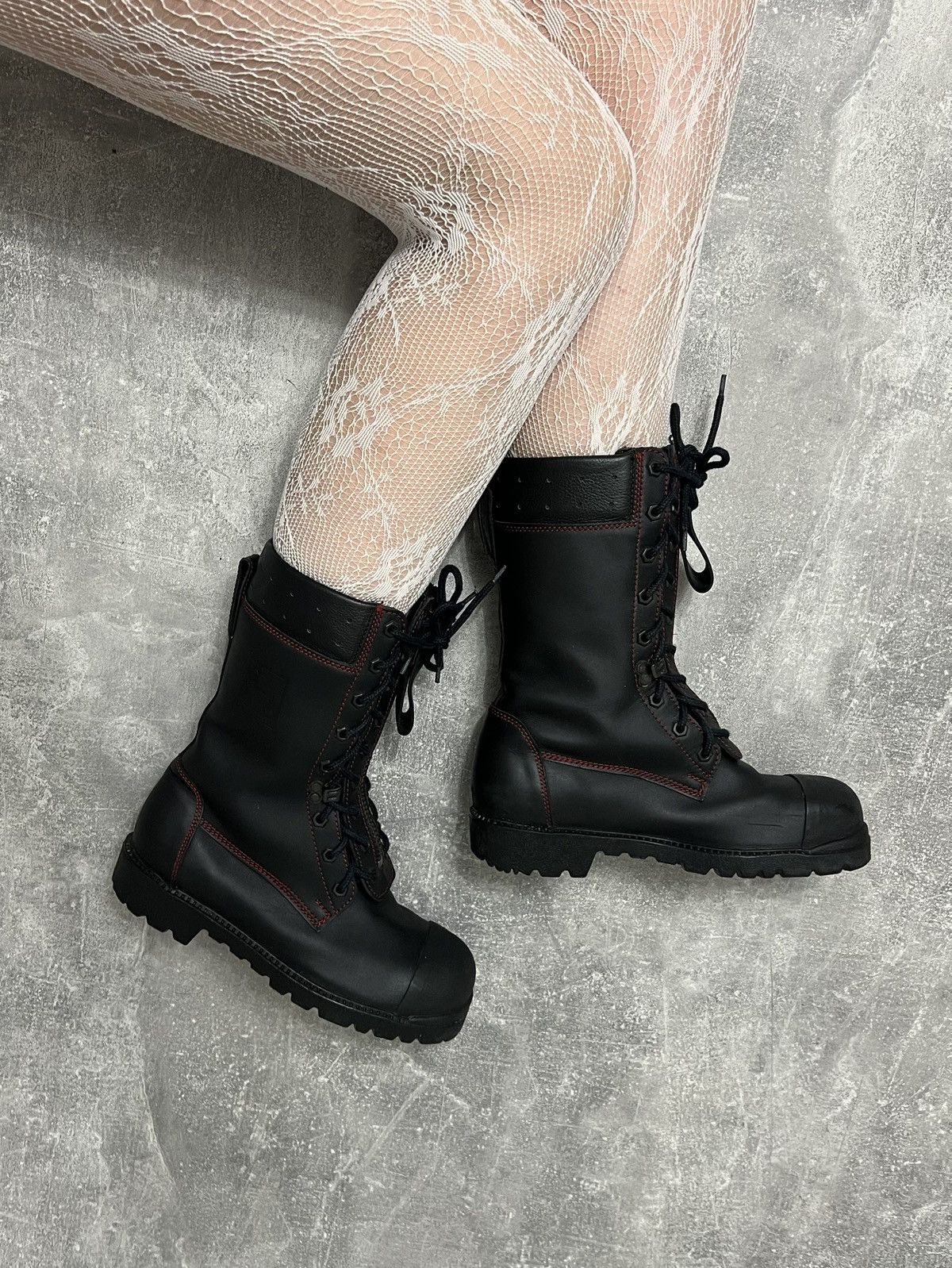 Vintage Vintage high boxer boots moto biker shoes core Size US 9 / IT 39 - 1 Thumbnail