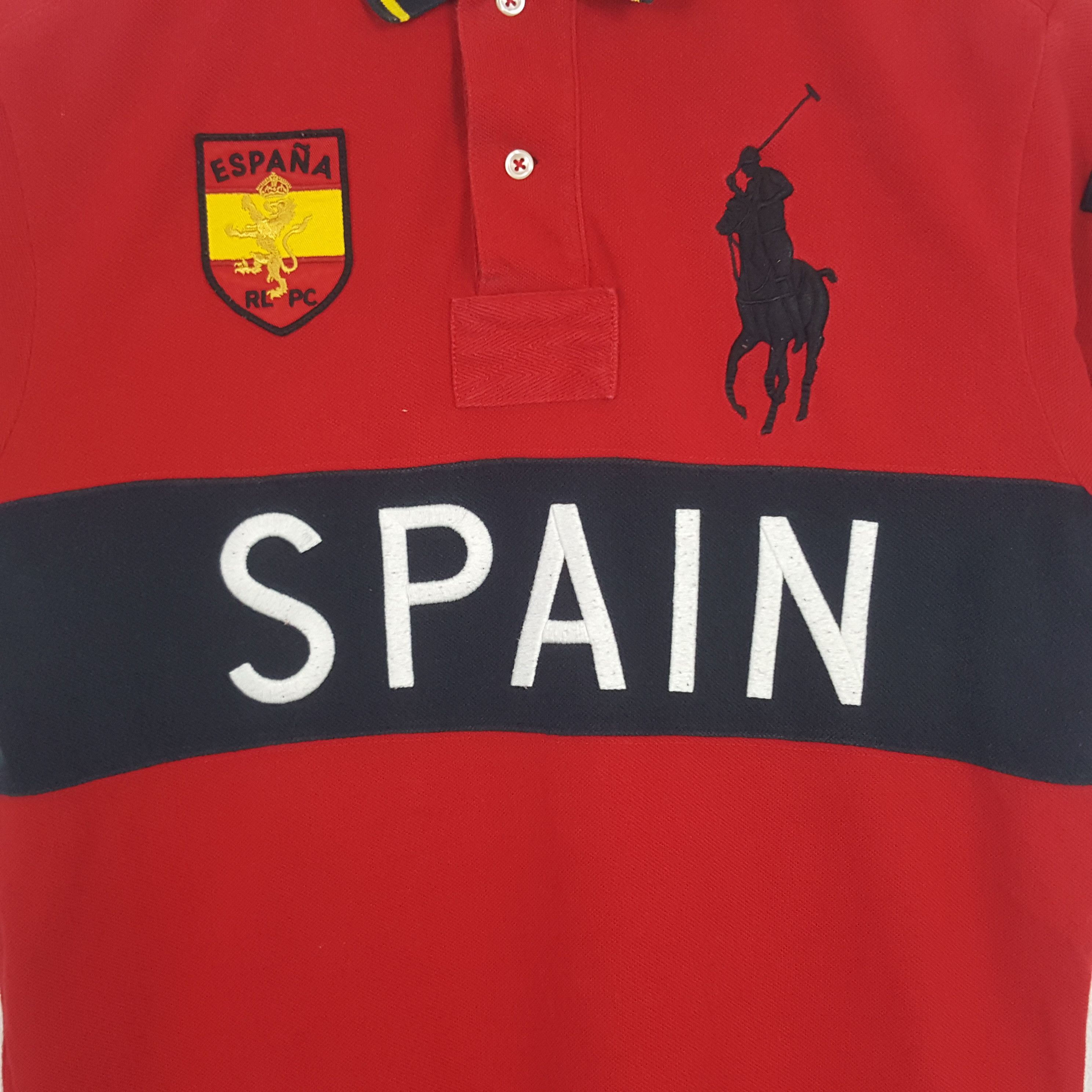 Polo Ralph Lauren × Vintage Vintage Polo by Ralph Lauren Spain American Brand Polos Size US M / EU 48-50 / 2 - 2 Thumbnail