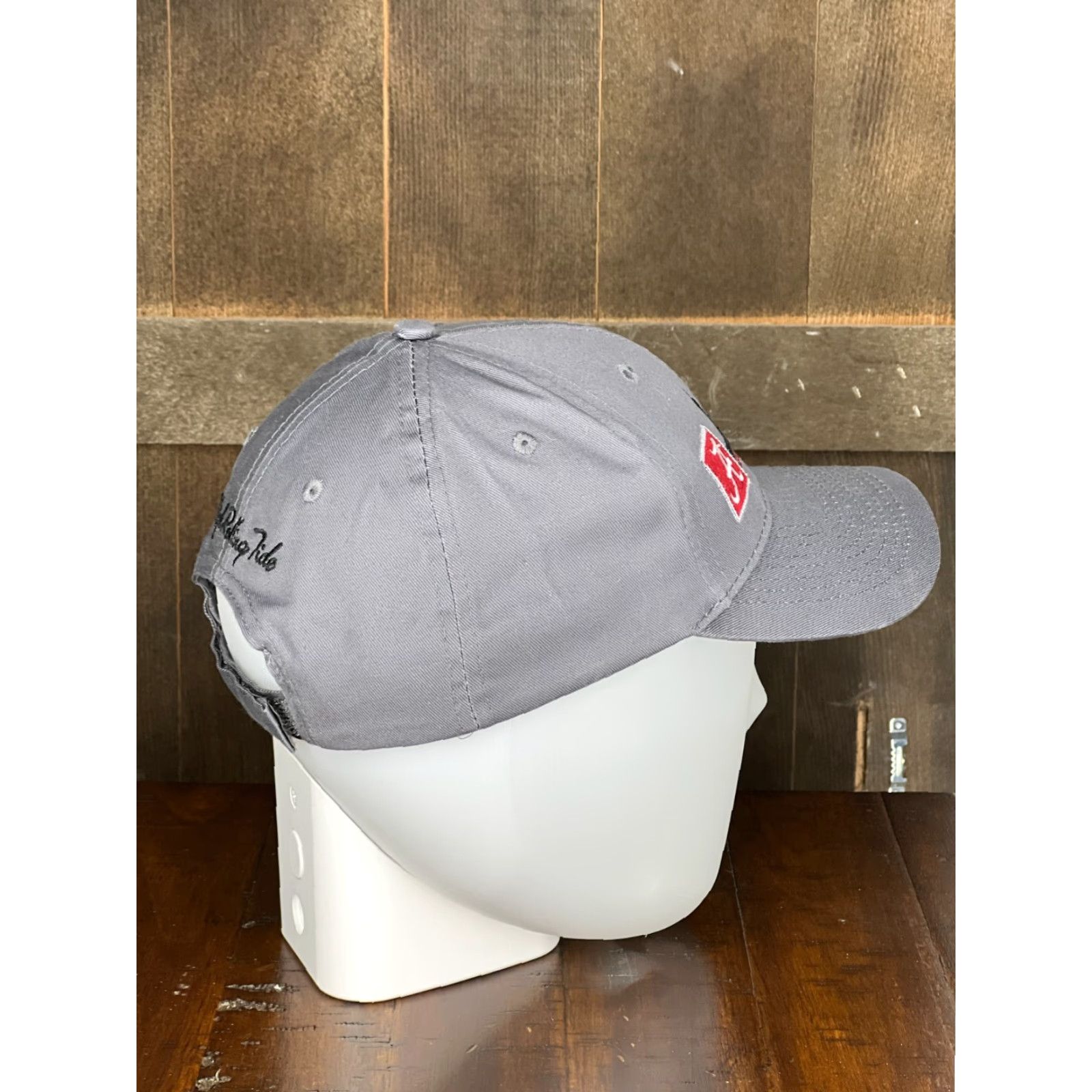 Port & Company Port & Company Alabama Hat Cap Strapback One Size Gray Adult Mens Baseball Cap Size ONE SIZE - 5 Thumbnail