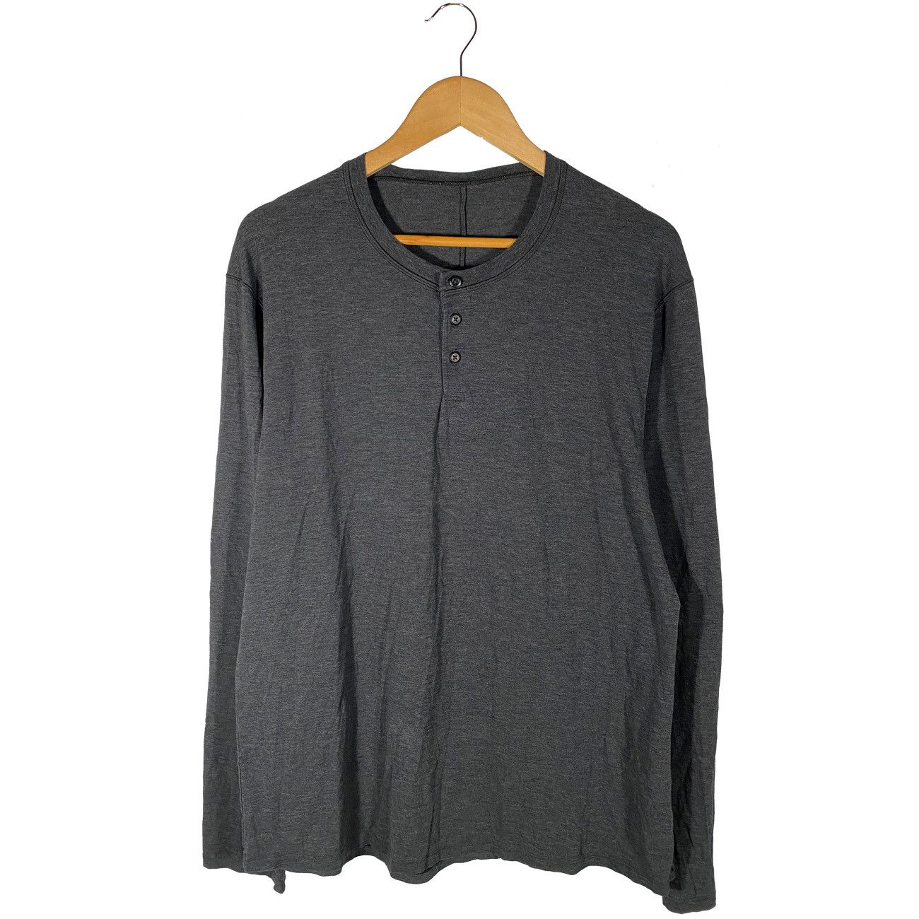 Lululemon Lululemon Classic Henley Athletic Long Sleeve Tshirt Size US L / EU 52-54 / 3 - 1 Thumbnail