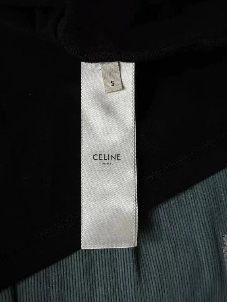 Celine Celine Black Short Sleeve TShirt Size S / US 4 / IT 40 - 3 Thumbnail