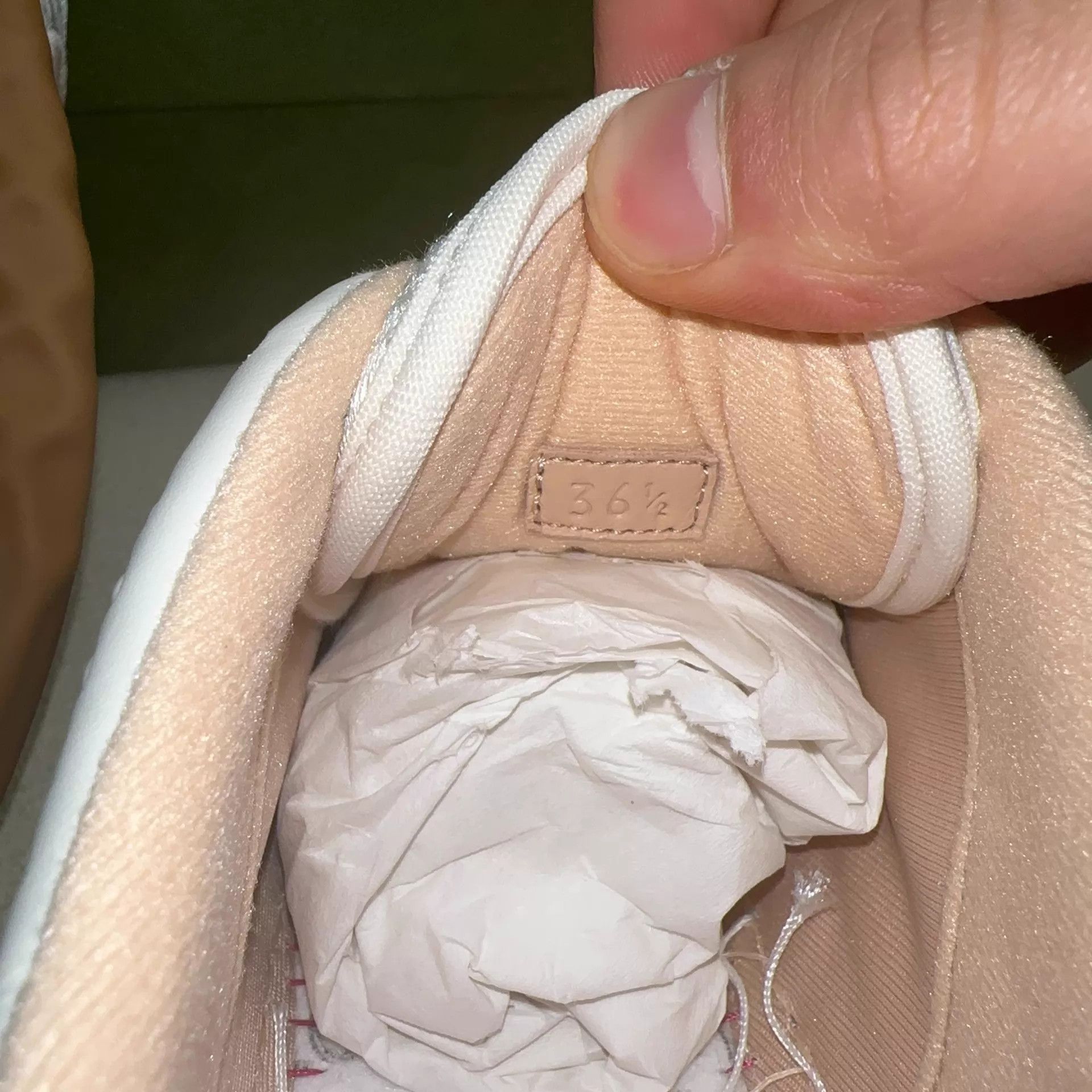 Gucci Gucci MAC80 Leather Low Top Women's White Pink 36.5/37/37.5 Size US 7 / IT 37 - 5 Thumbnail