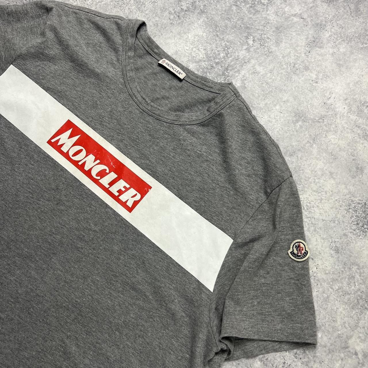 Moncler Moncler grey box logo tee Size US XL / EU 56 / 4 - 2 Thumbnail