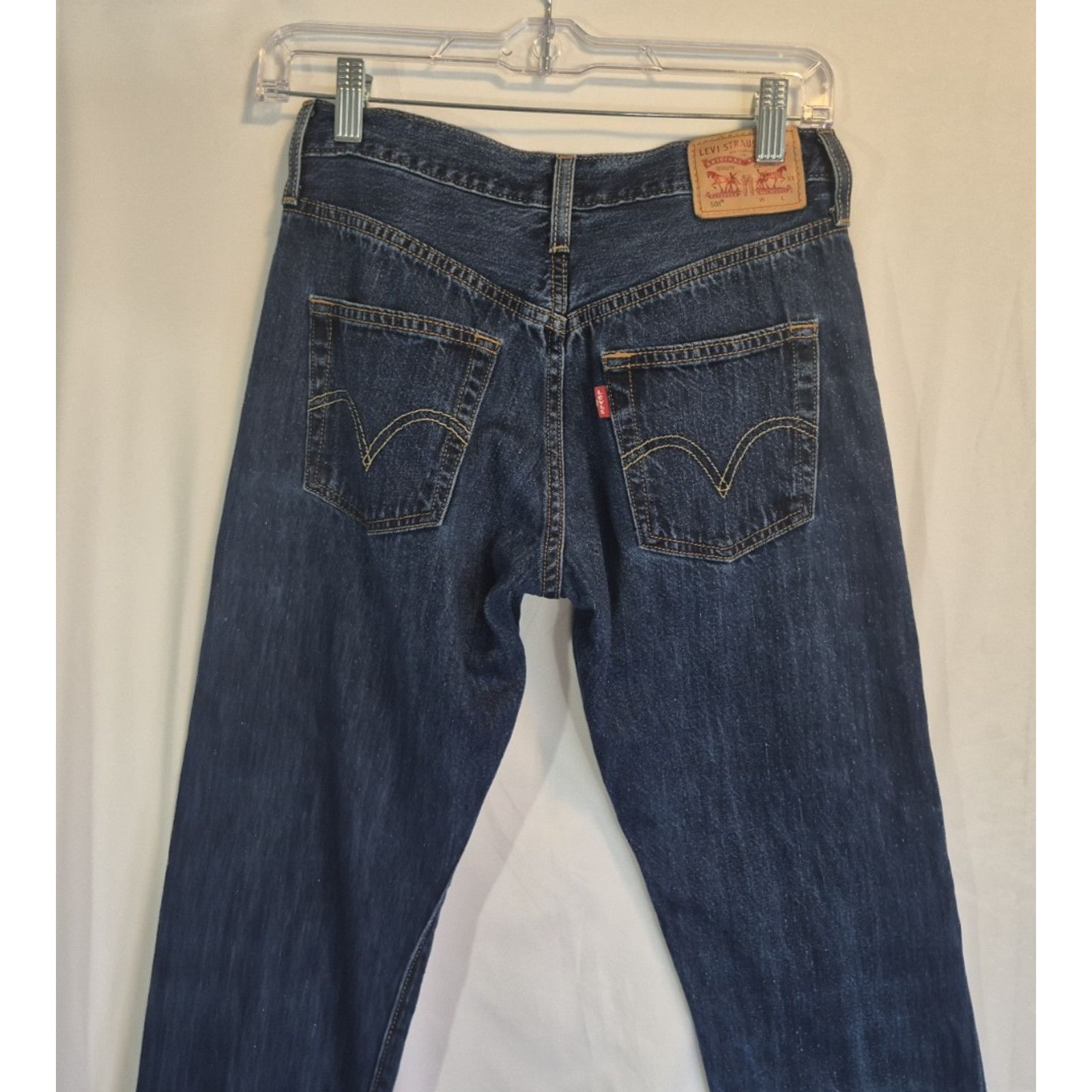 Levi's Levi's 501 Womens Selvedge White Oak Cone Jeans 24 x 32 Size 24" / US 00 / IT 34 - 6 Thumbnail