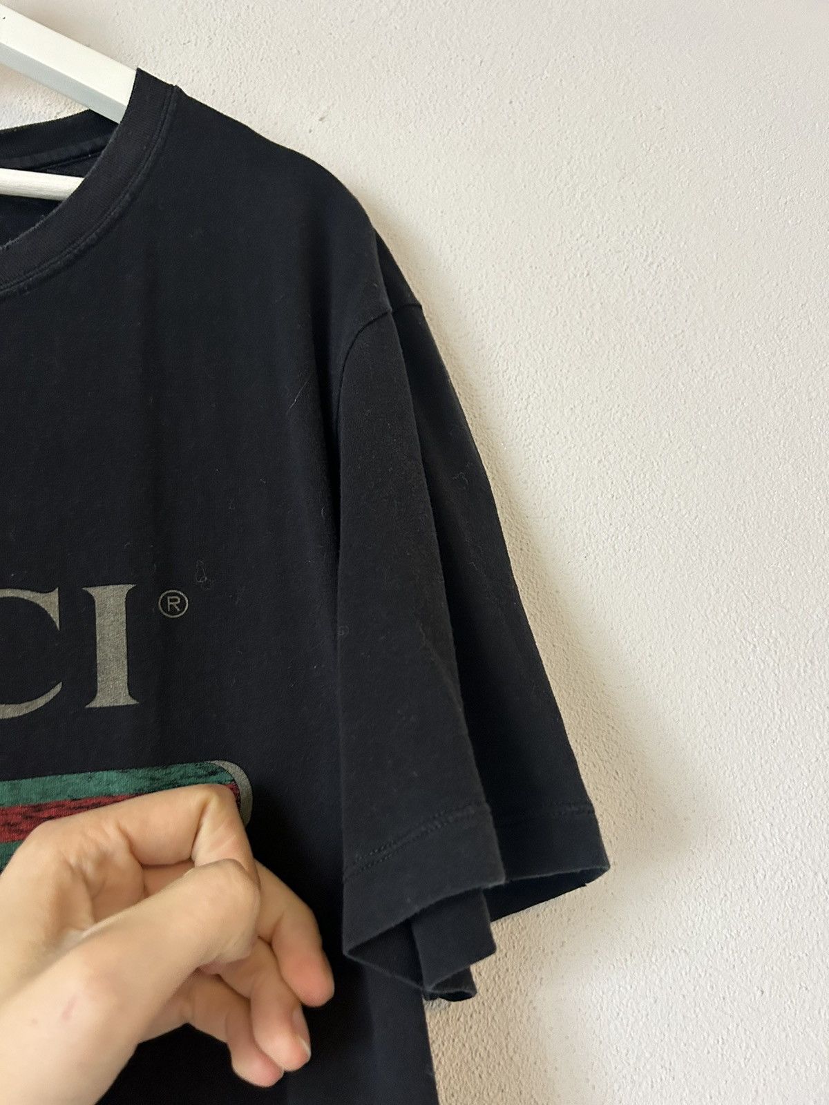 Gucci Oversized Logo T-Shirt Size US L / EU 52-54 / 3 - 4 Thumbnail