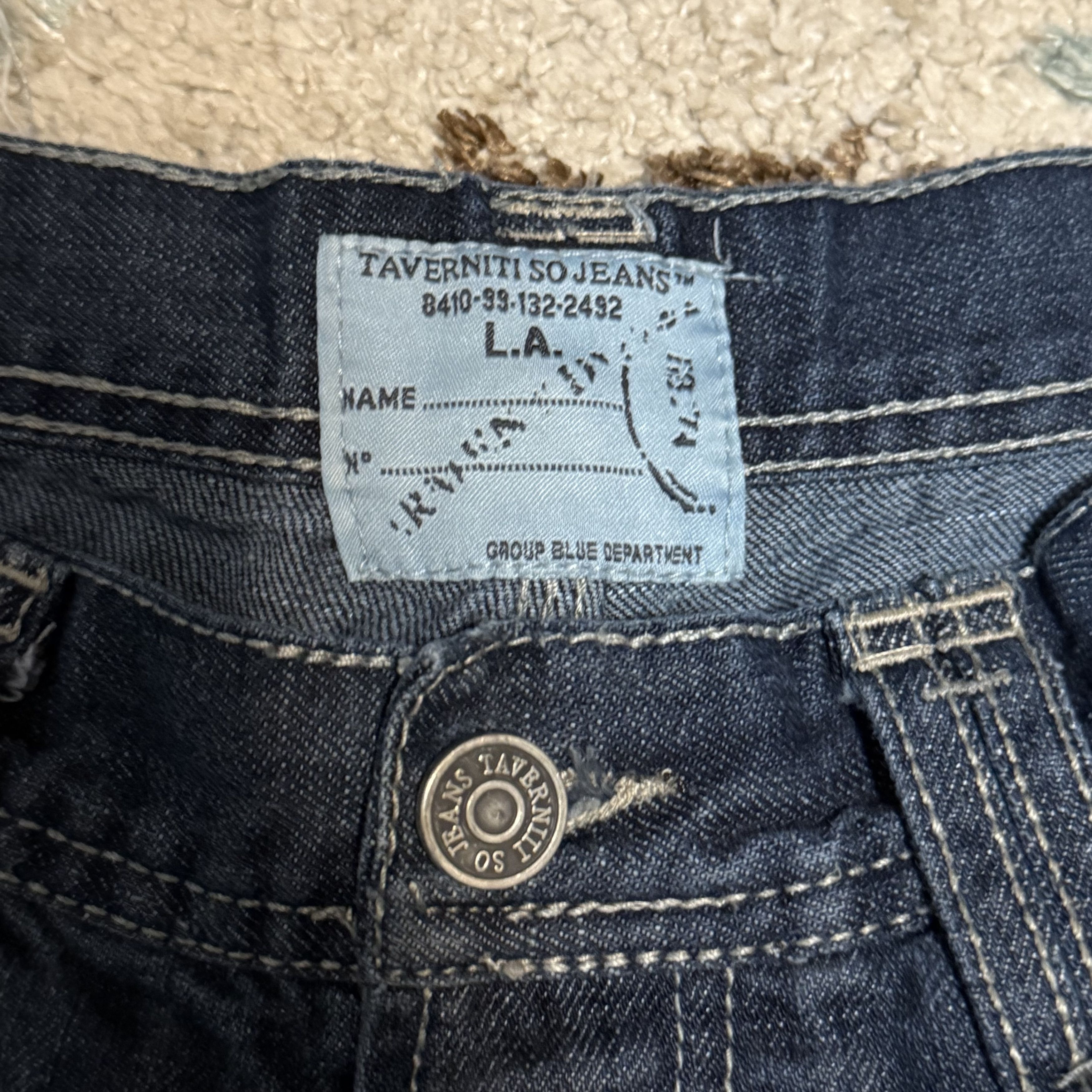 Taverniti Vintage Taverniti So Womens Bootcut Jeans Size 34x31 Y2K Size 34" / US 12 / IT 48 - 7 Thumbnail