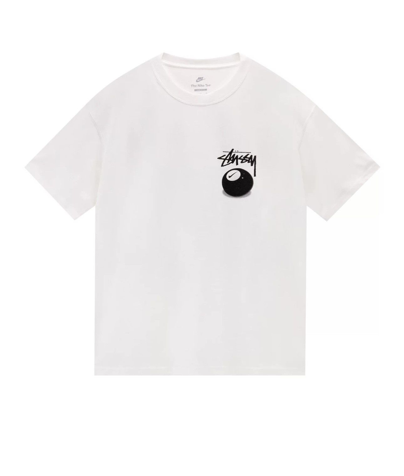 image of Nike 8 Ball Tee in White, Men's (Size Large)