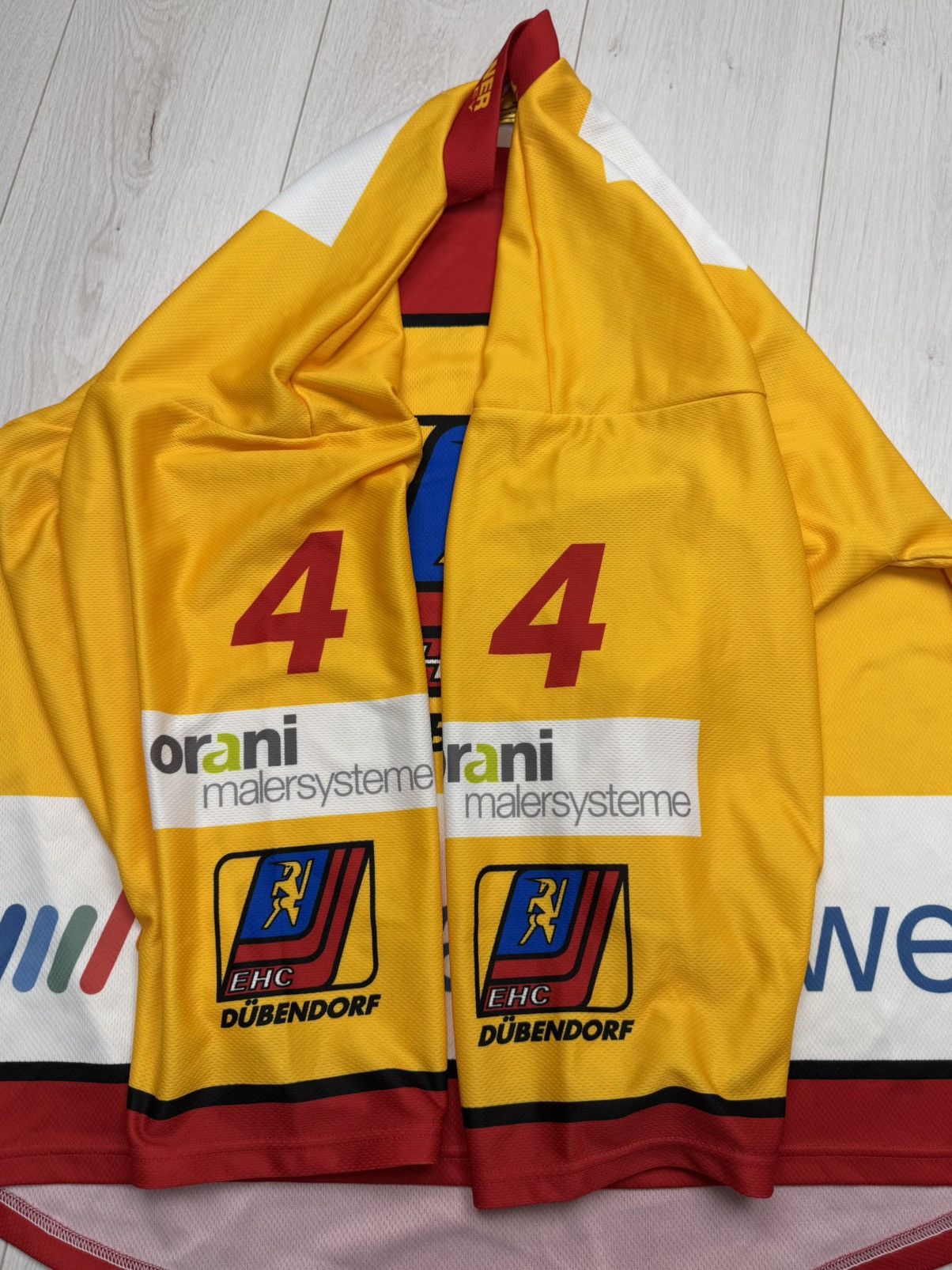 NHL OCHSNER Ehc Dubendorf #4 FRANK Swiss Hockey Jersey Size XL Size US XL / EU 56 / 4 - 6 Thumbnail
