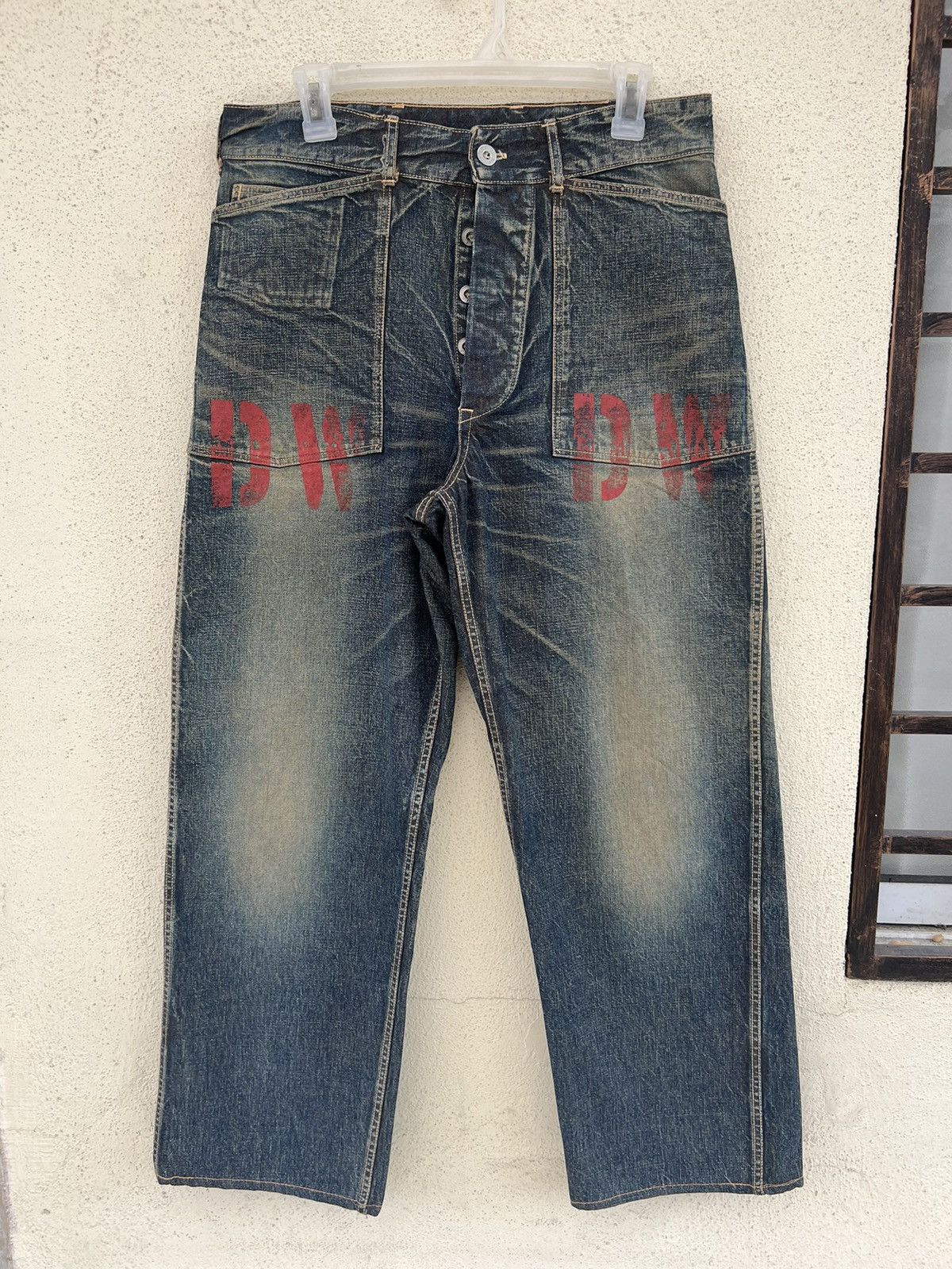 Warehouse Warehouse DW WWII US Military Style Buckle Back Denim Pant Size US 32 / EU 48 - 6 Thumbnail