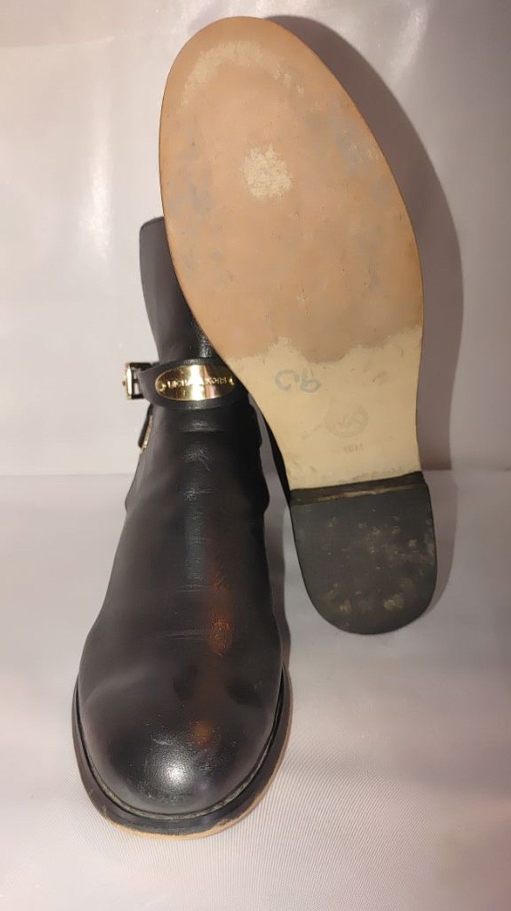 Michael Kors Michael Kors Arley Leather Ankle Boots Size 10M Size US 10 / IT 40 - 10 Thumbnail