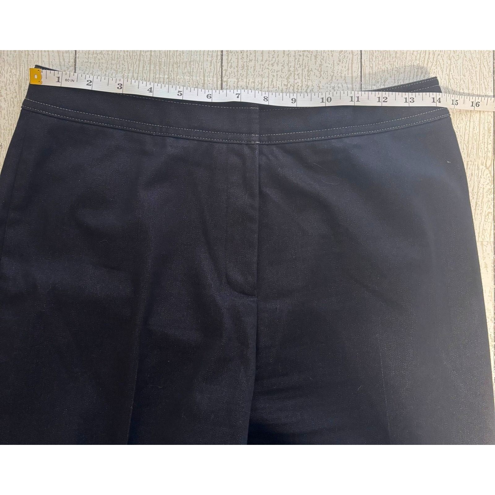 Other Alex Marie Navy Trousers Size 4 Stretch Cotton Blend Size 27" / US 4 / IT 40 - 9 Thumbnail