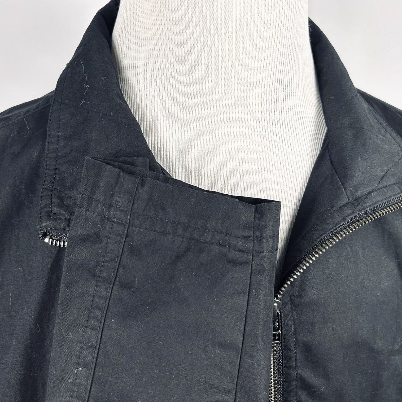 Calvin Klein Calvin Klein XL Full Zip Jacket Black 100% Cotton Casual Fall Spring Mens Jacket Bomber Full Zip Black Calvin Klein XL Size US XL / EU 56 / 4 - 4 Thumbnail