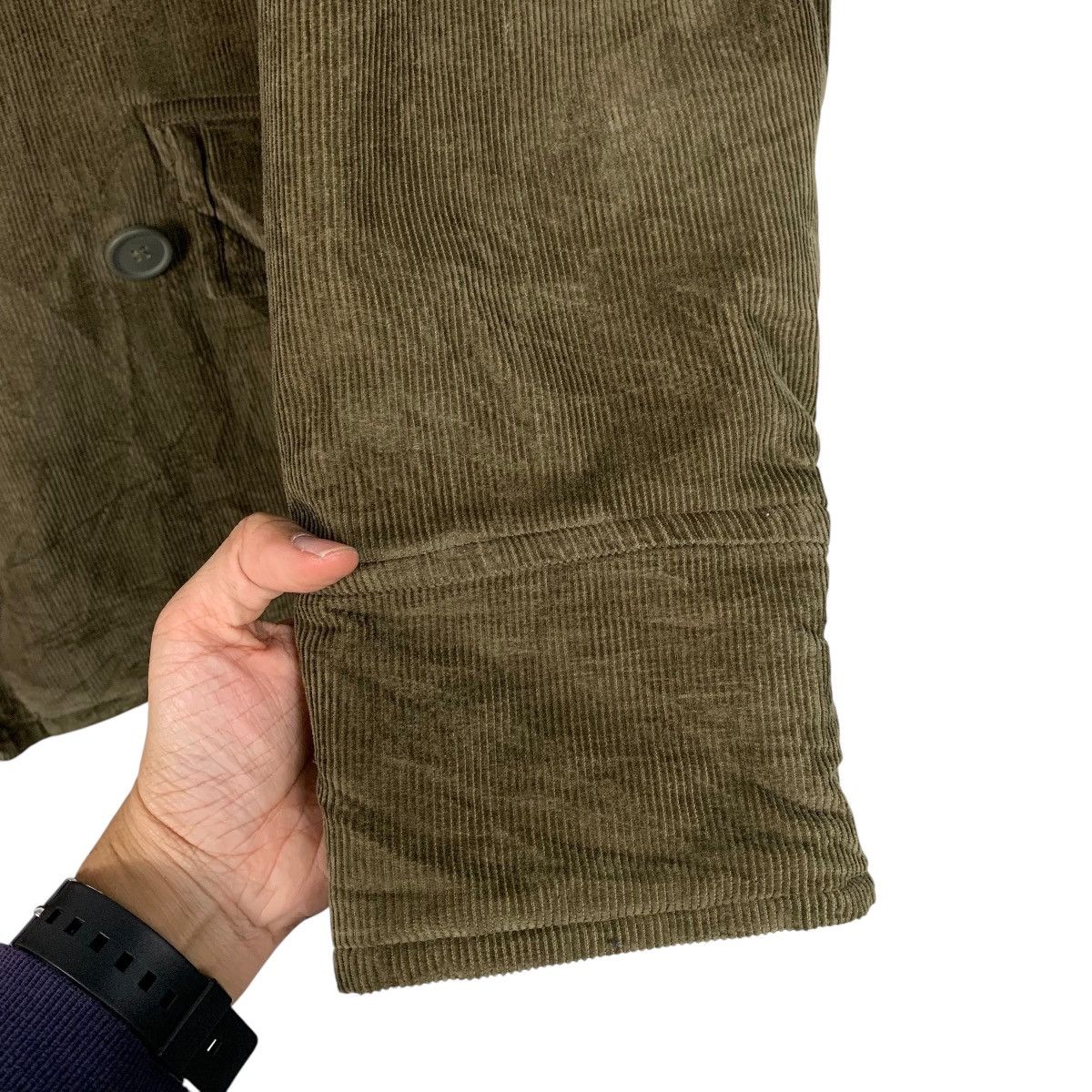 Other Vintage Surplus Double Breasted Corduroy Jacket Size US L / EU 52-54 / 3 - 13 Thumbnail