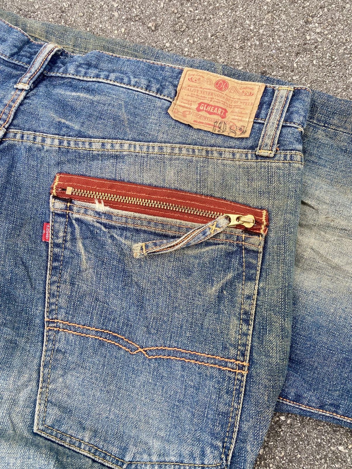 GL HEART jeans