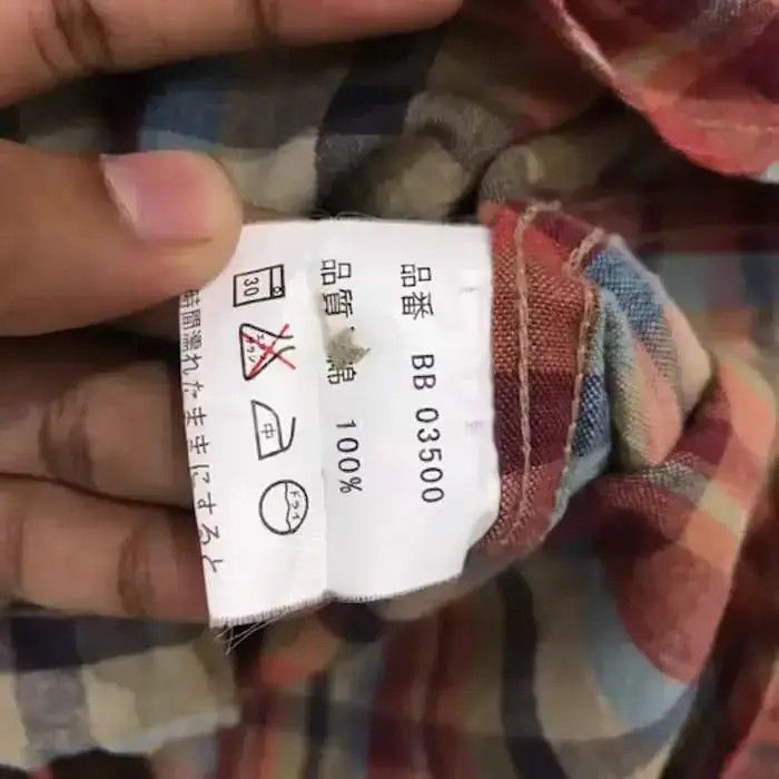 Flannel In Gray Plaid Tartan Flannel Shirt Size US L / EU 52-54 / 3 - 7 Thumbnail