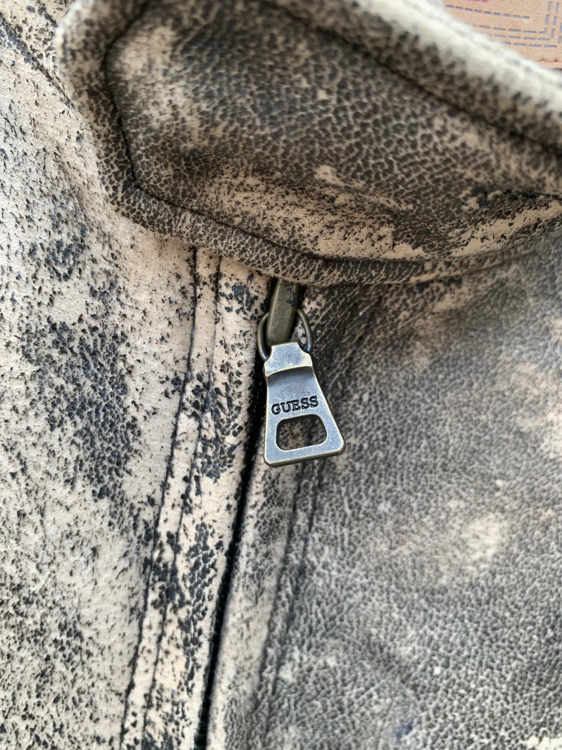 Guess Vintage Guess Co Genius Faux Leather Jacket Size US M / EU 48-50 / 2 - 10 Thumbnail