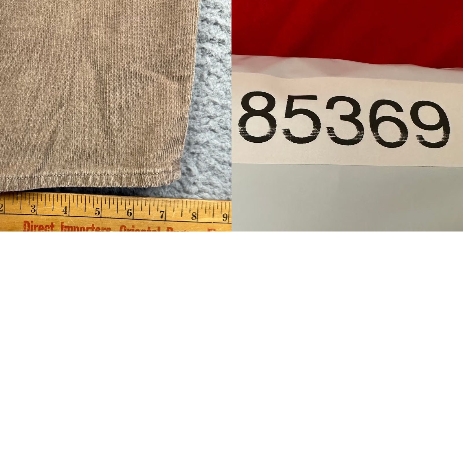 J.Crew J Crew Corduroy Pants Mens 32X32 Athletic Fit Stretch Tan 5 Pockets Size US 32 / EU 48 - 8 Thumbnail