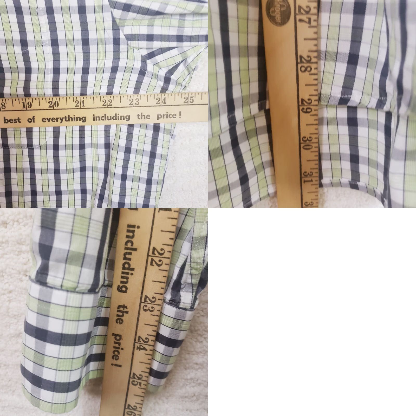 Barbour Barbour Shirt Men L Green Blue Multicolor Plaid Long Sleeve Button Front Cotton Size US L / EU 52-54 / 3 - 9 Thumbnail