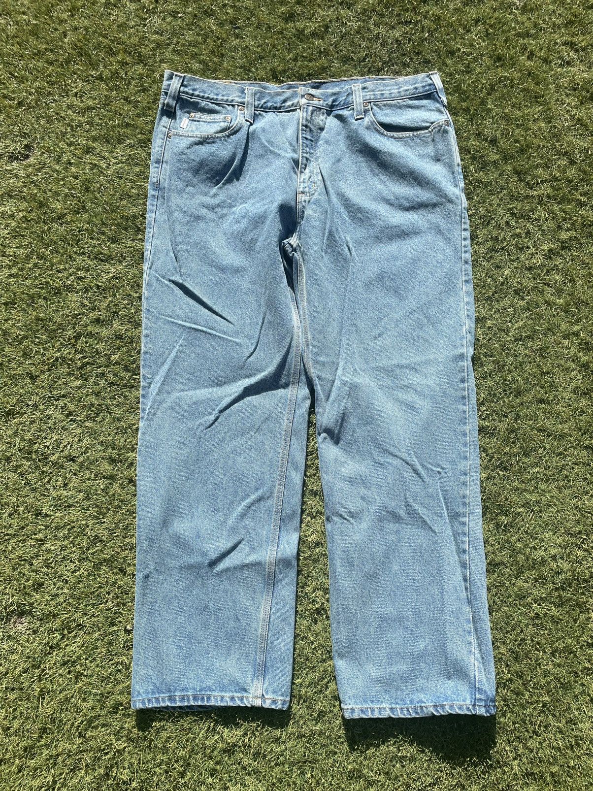 Carhartt Vintage Carhartt Relaxed Fit Jeans Mens Size 42x32 B460-LVB Size US 42 / EU 58 - 1 Thumbnail